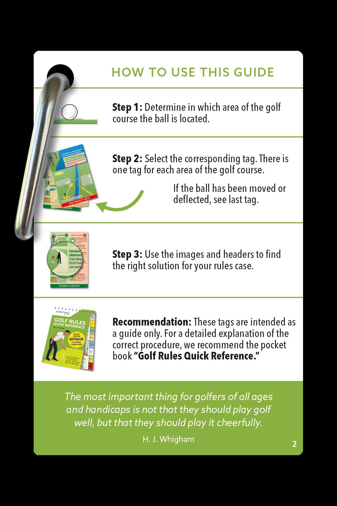 Beispielinhalt (Bild) Golf Rules TO GO