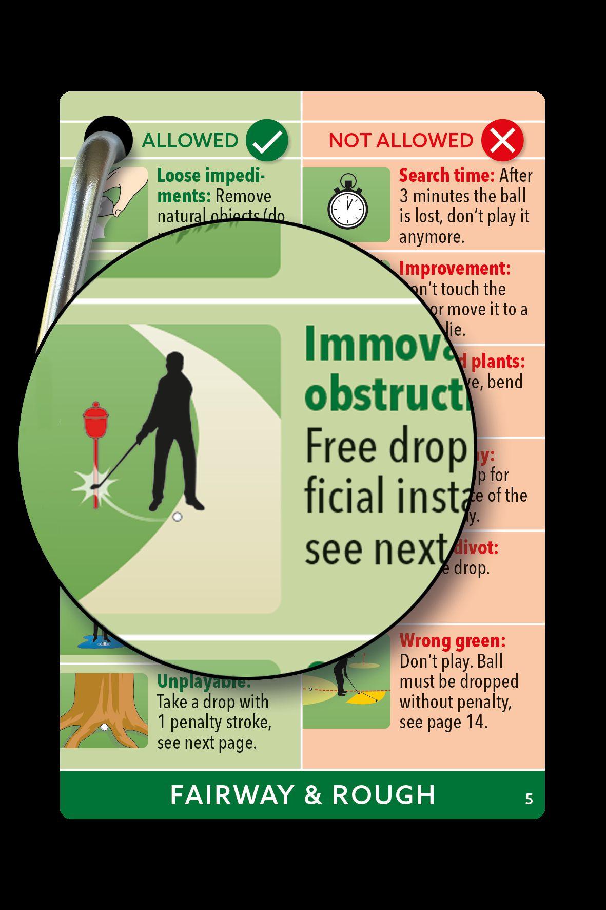 Beispielinhalt (Bild) Golf Rules TO GO