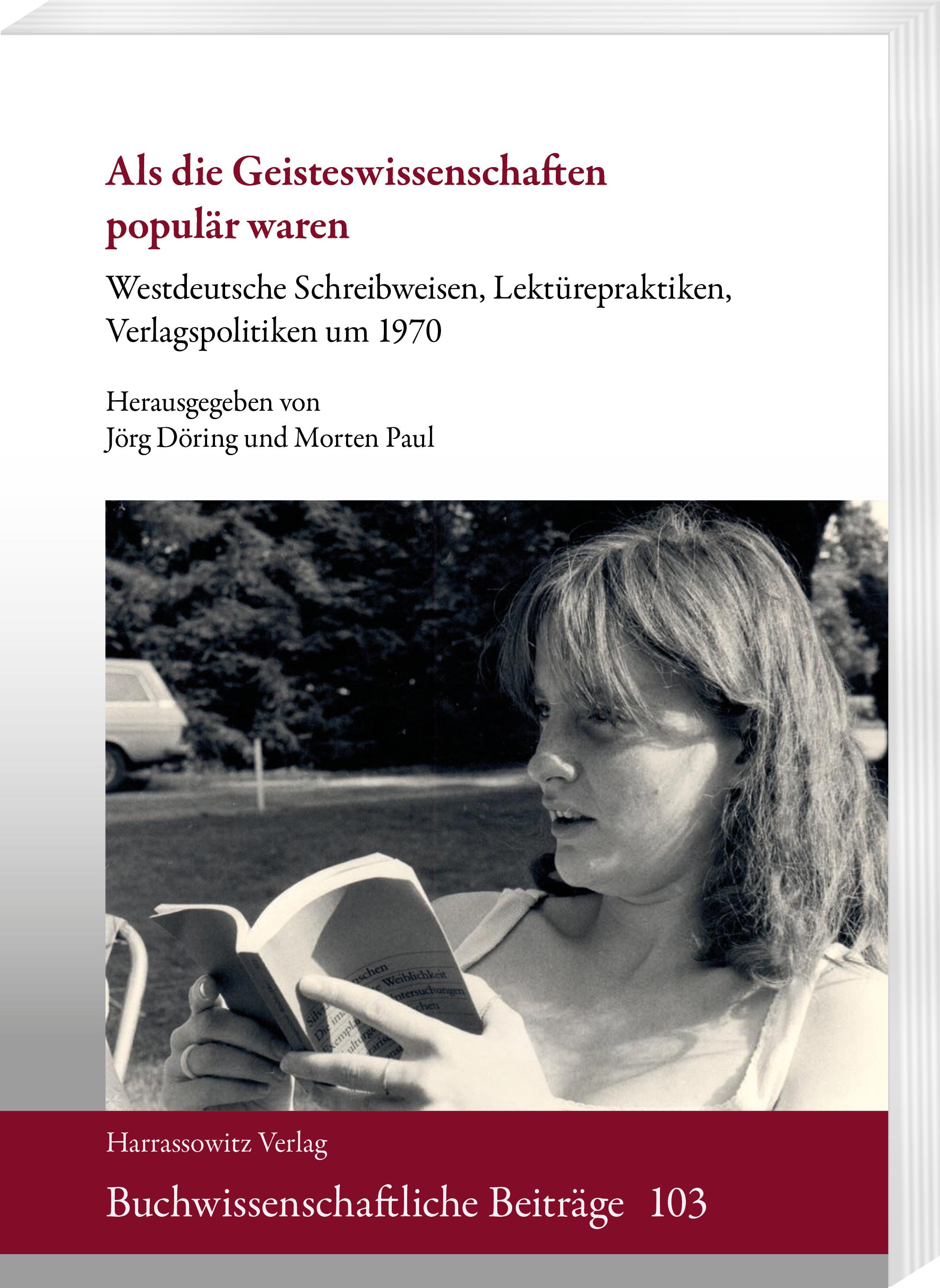 Vorderes Coverbild Als die Geisteswissenschaften populär waren