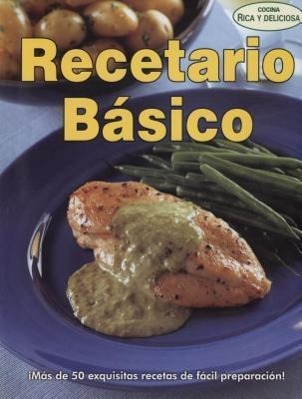 Vorderes Coverbild Recetario Basico = Basic Cookbook
