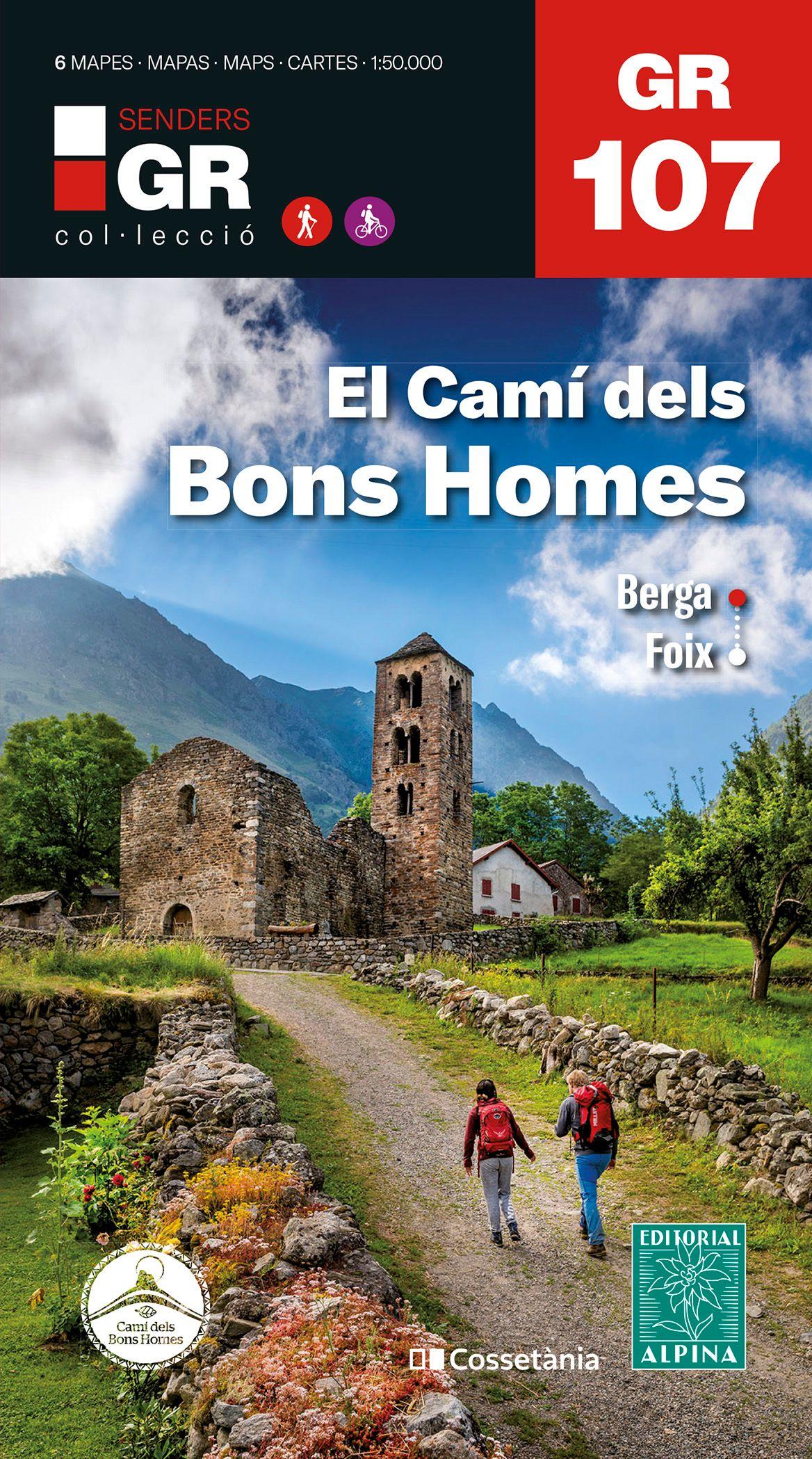 Vorderes Coverbild GR 107 Cami dels Bons Homes - The Trail of the Cathars