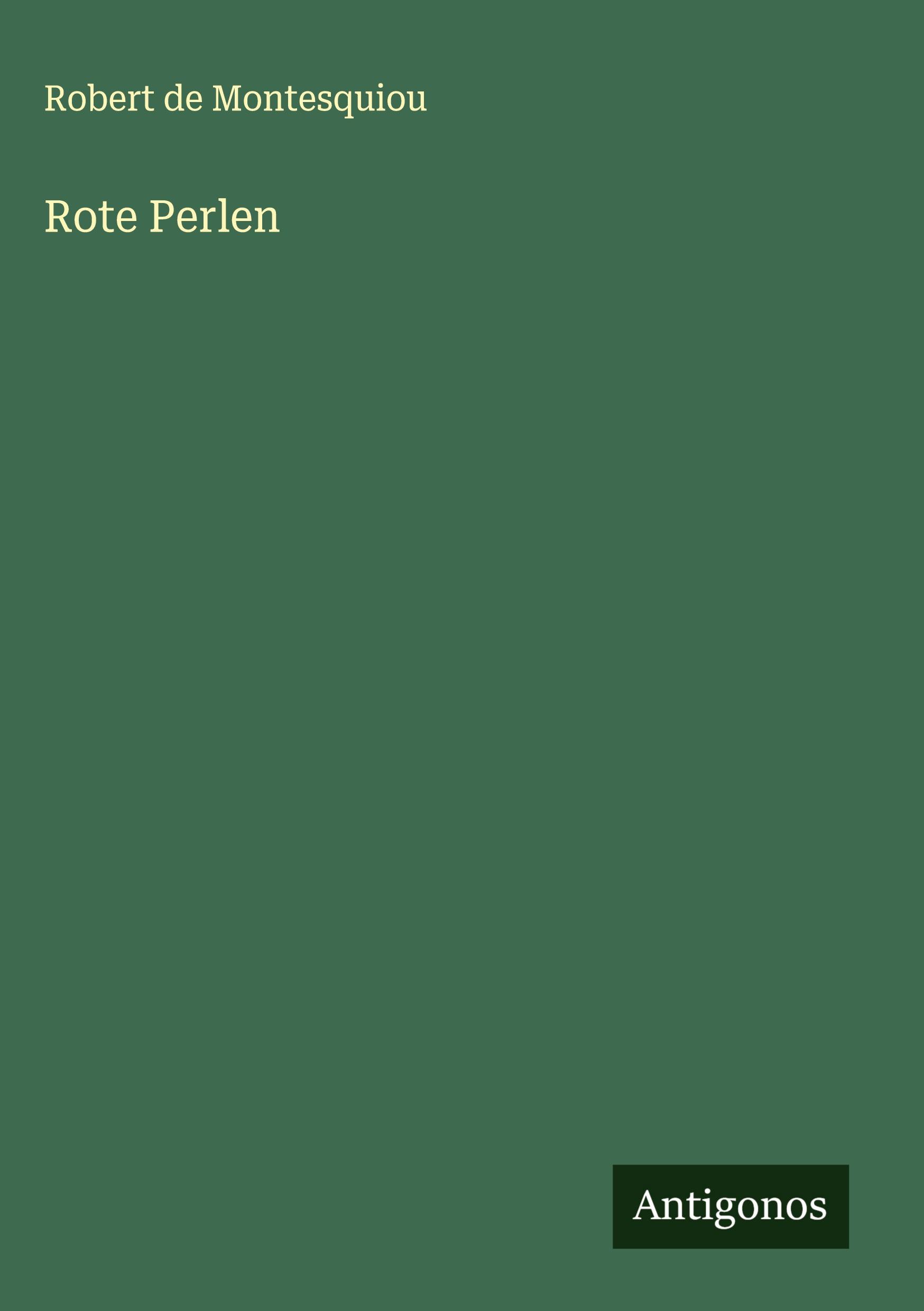 Vorderes Coverbild Rote Perlen