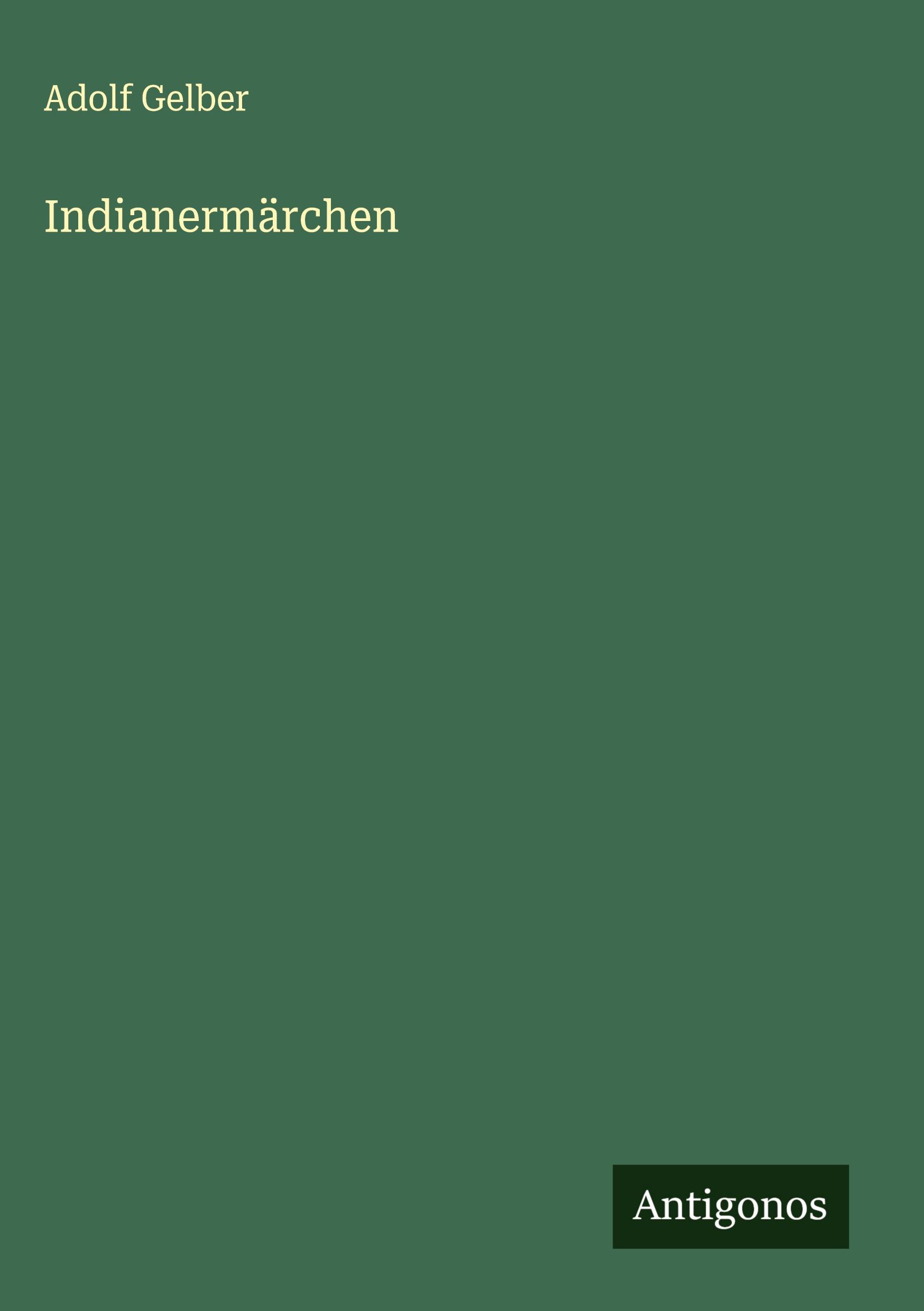 Vorderes Coverbild Indianermärchen
