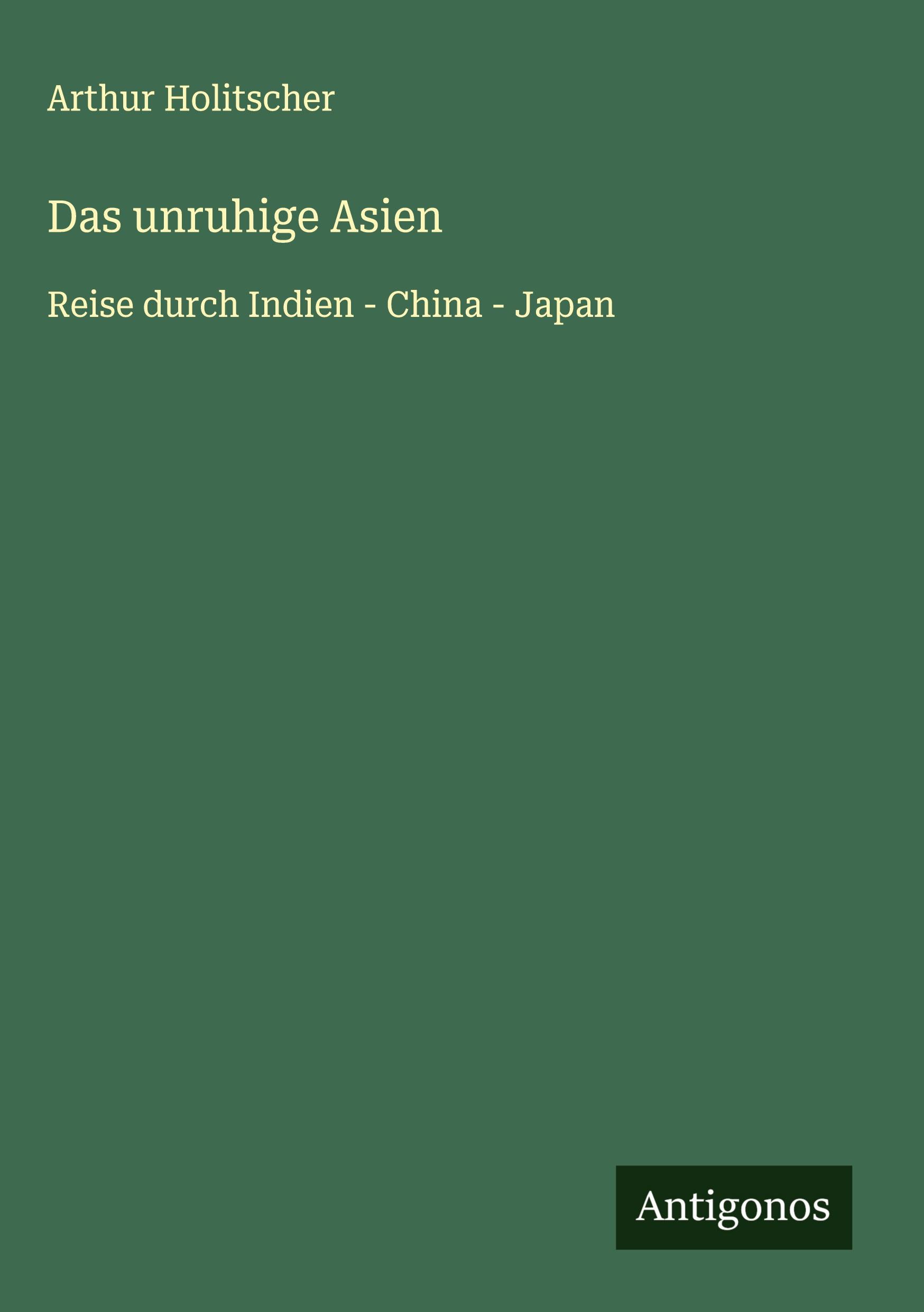 Vorderes Coverbild Das unruhige Asien