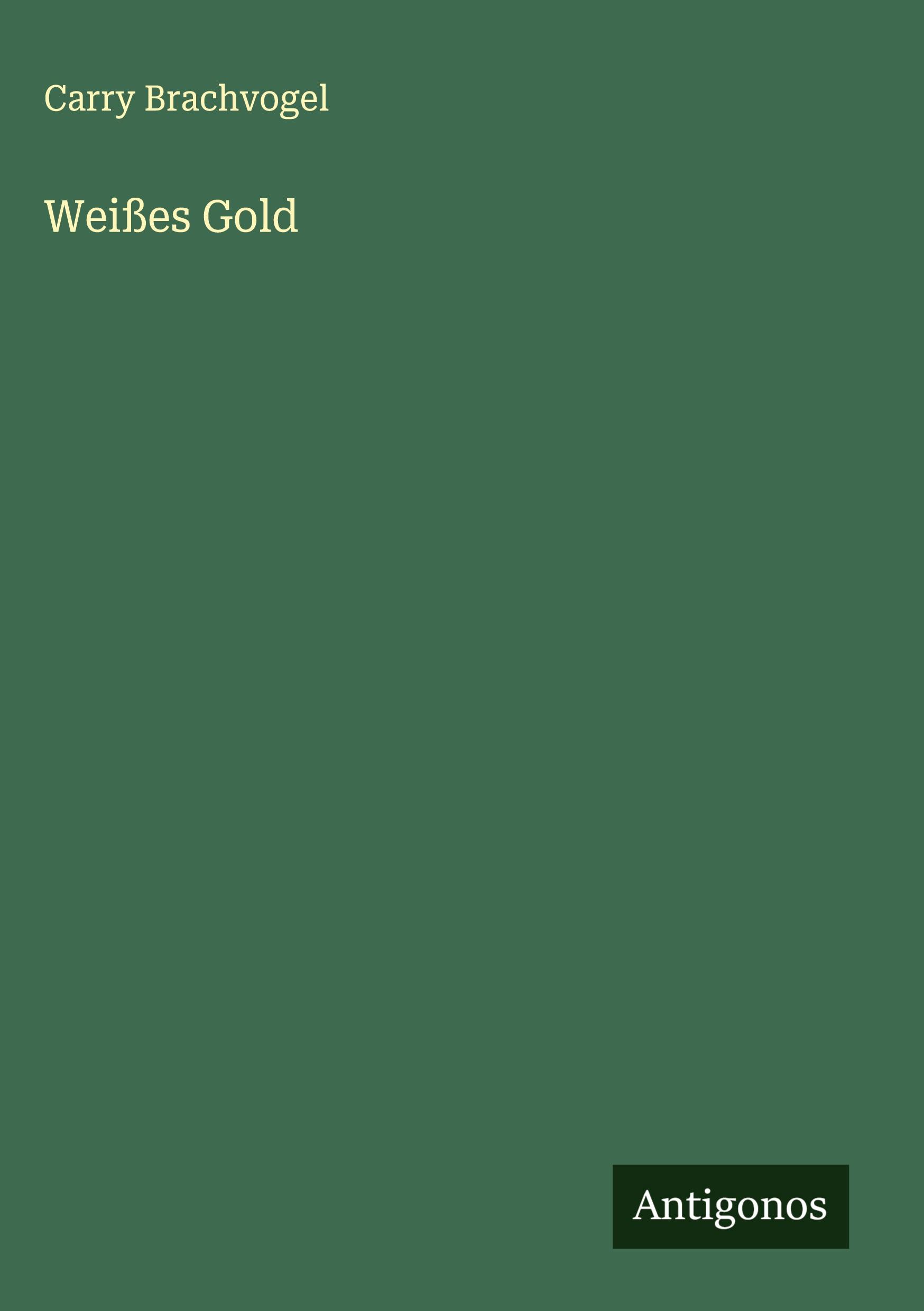 Vorderes Coverbild Weißes Gold
