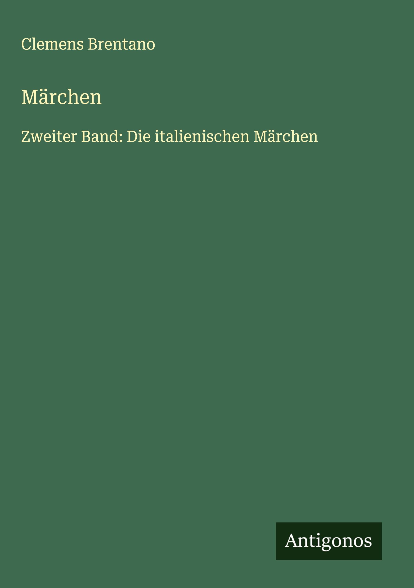 Vorderes Coverbild Märchen