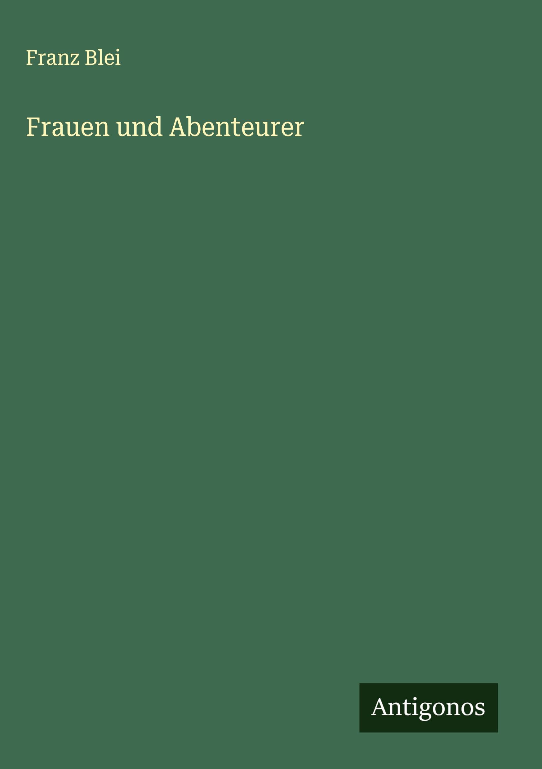 Vorderes Coverbild Frauen und Abenteurer