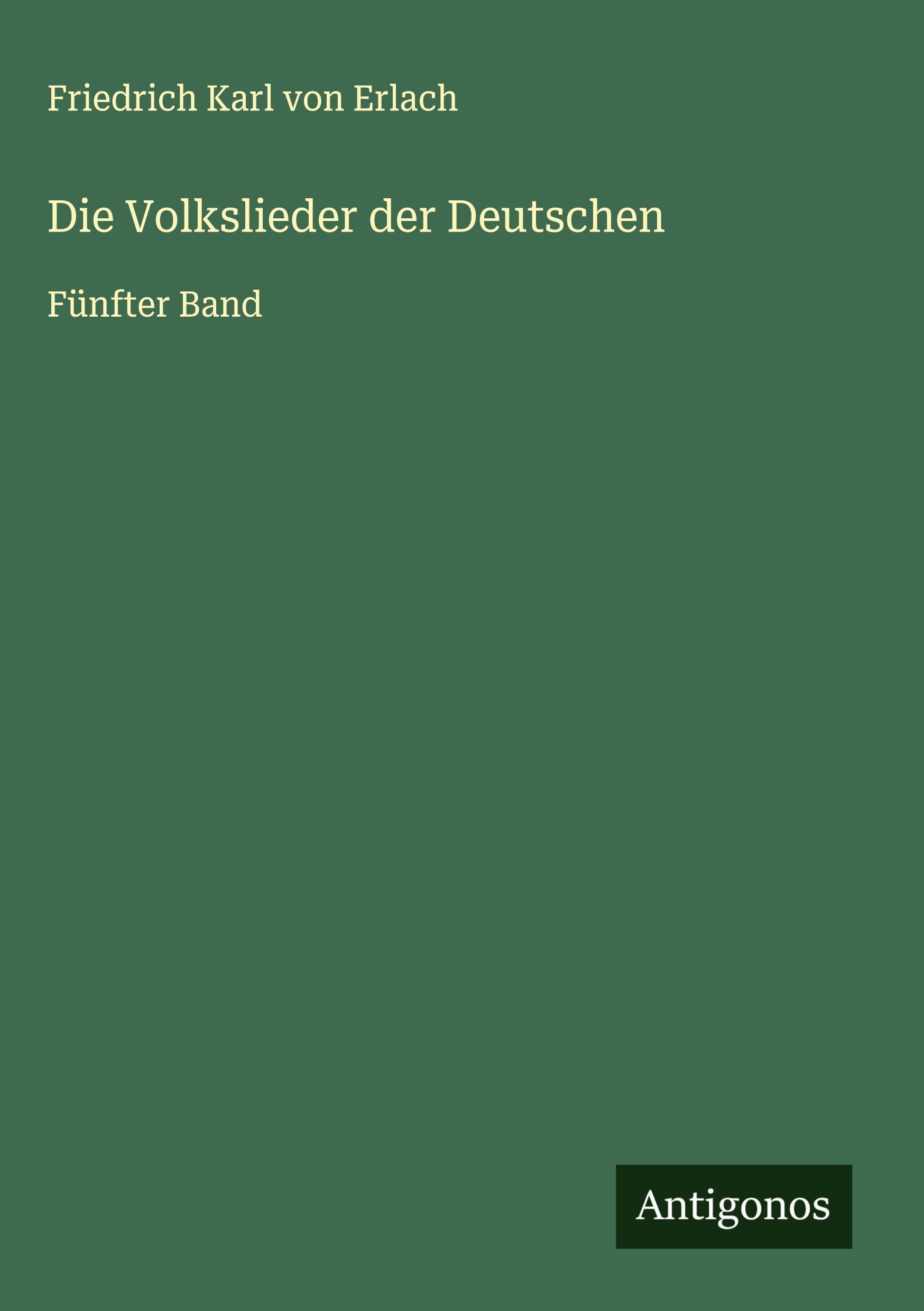 Vorderes Coverbild Die Volkslieder der Deutschen