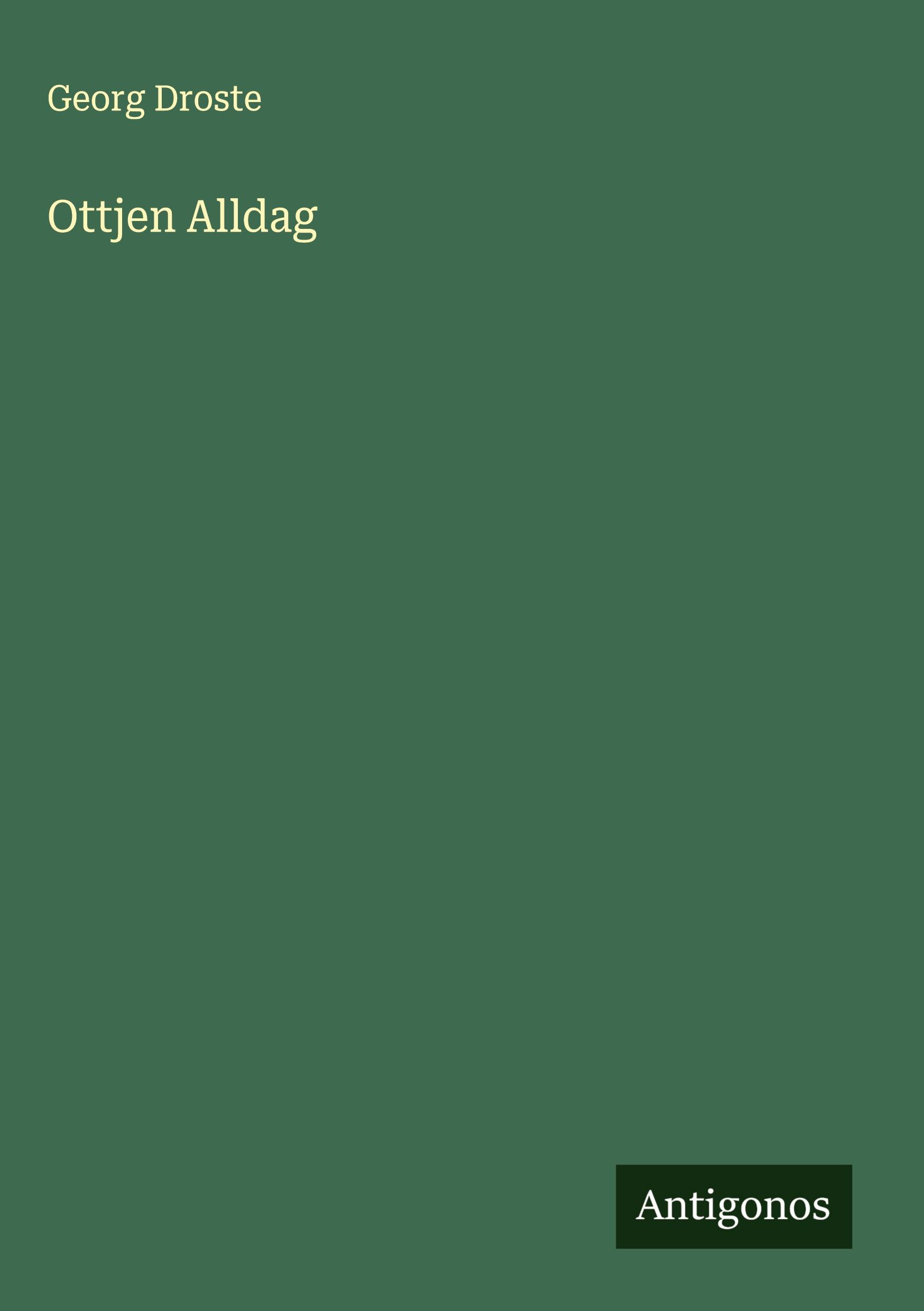 Vorderes Coverbild Ottjen Alldag