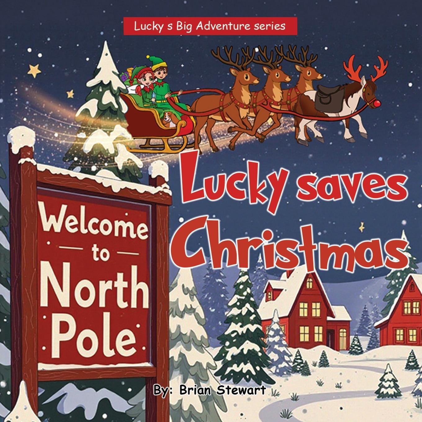 Vorderes Coverbild Lucky saves Christmas