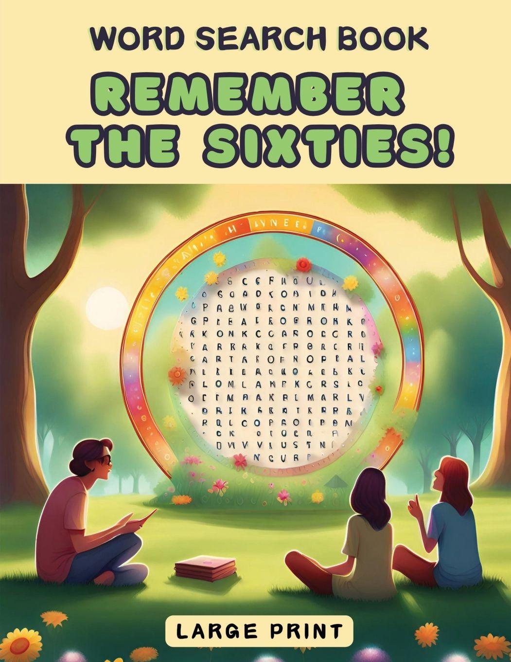 Vorderes Coverbild Remember the Sixties! Word Search Book