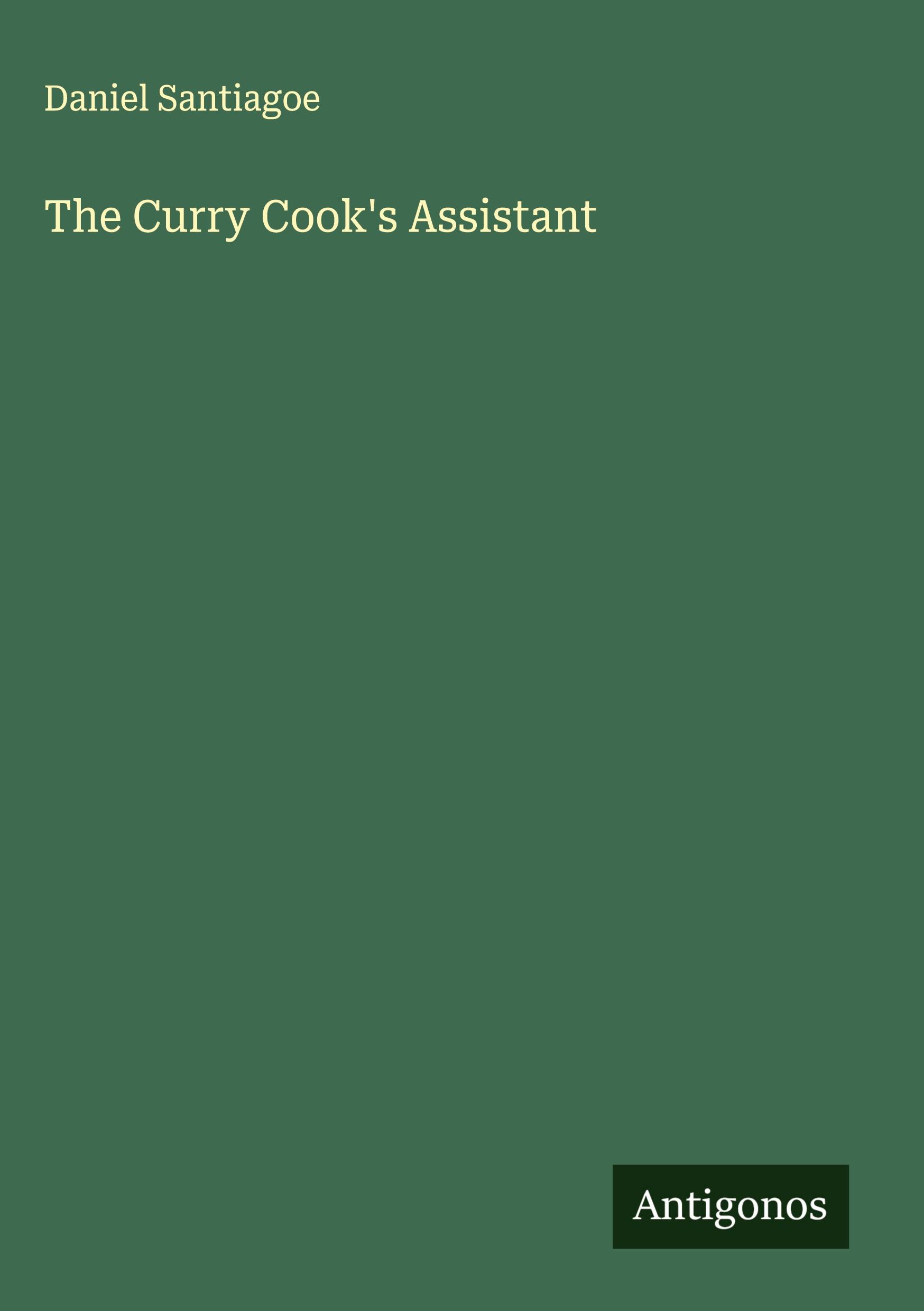 Vorderes Coverbild The Curry Cook's Assistant
