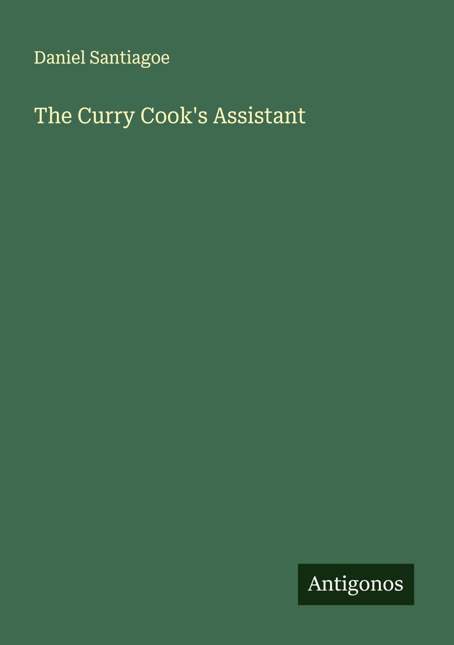 Vorderes Coverbild The Curry Cook's Assistant