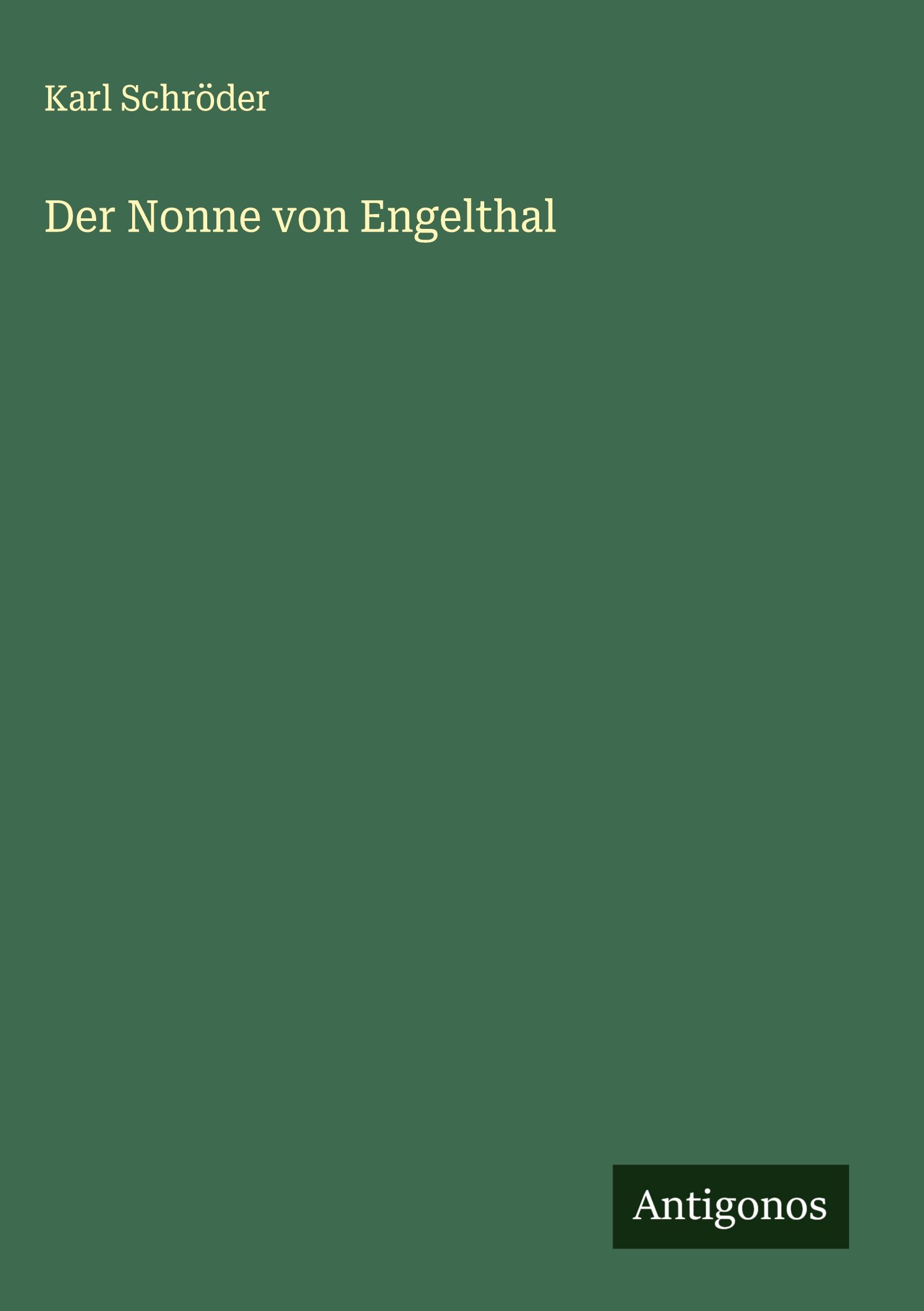 Vorderes Coverbild Der Nonne von Engelthal