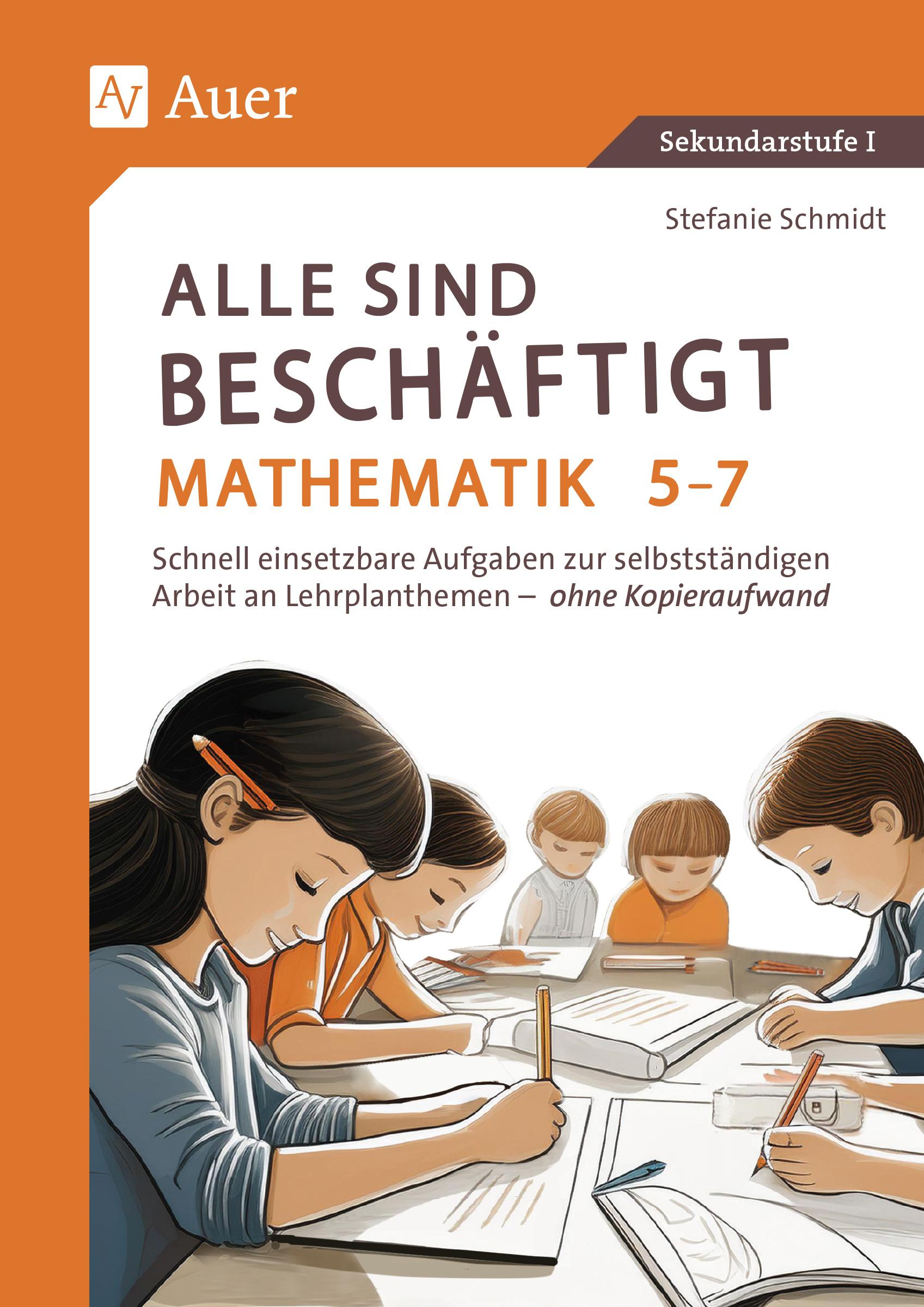 Vorderes Coverbild Alle sind beschäftigt Mathematik 5-7