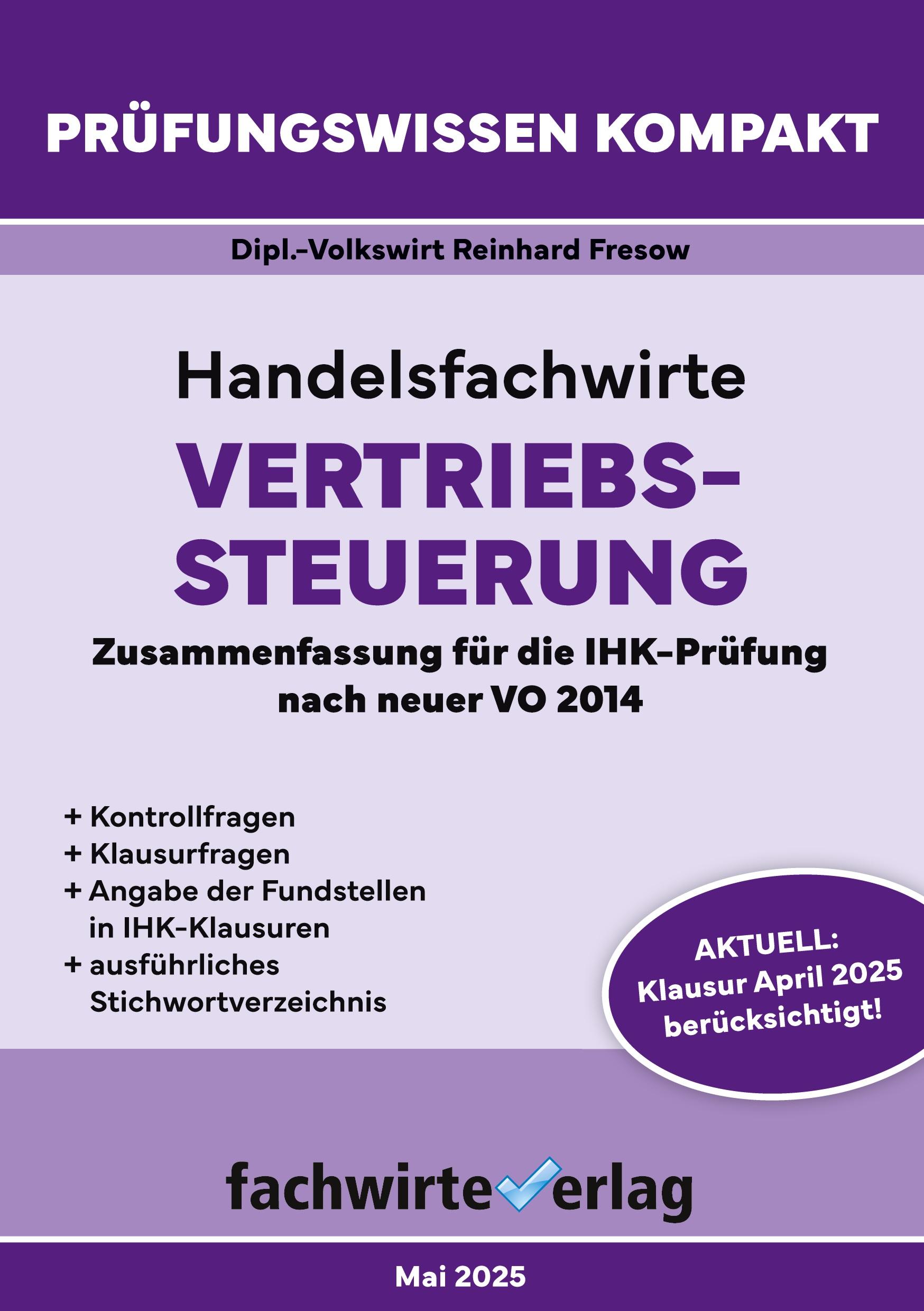 Vorderes Coverbild Handelsfachwirte: Vertriebssteuerung