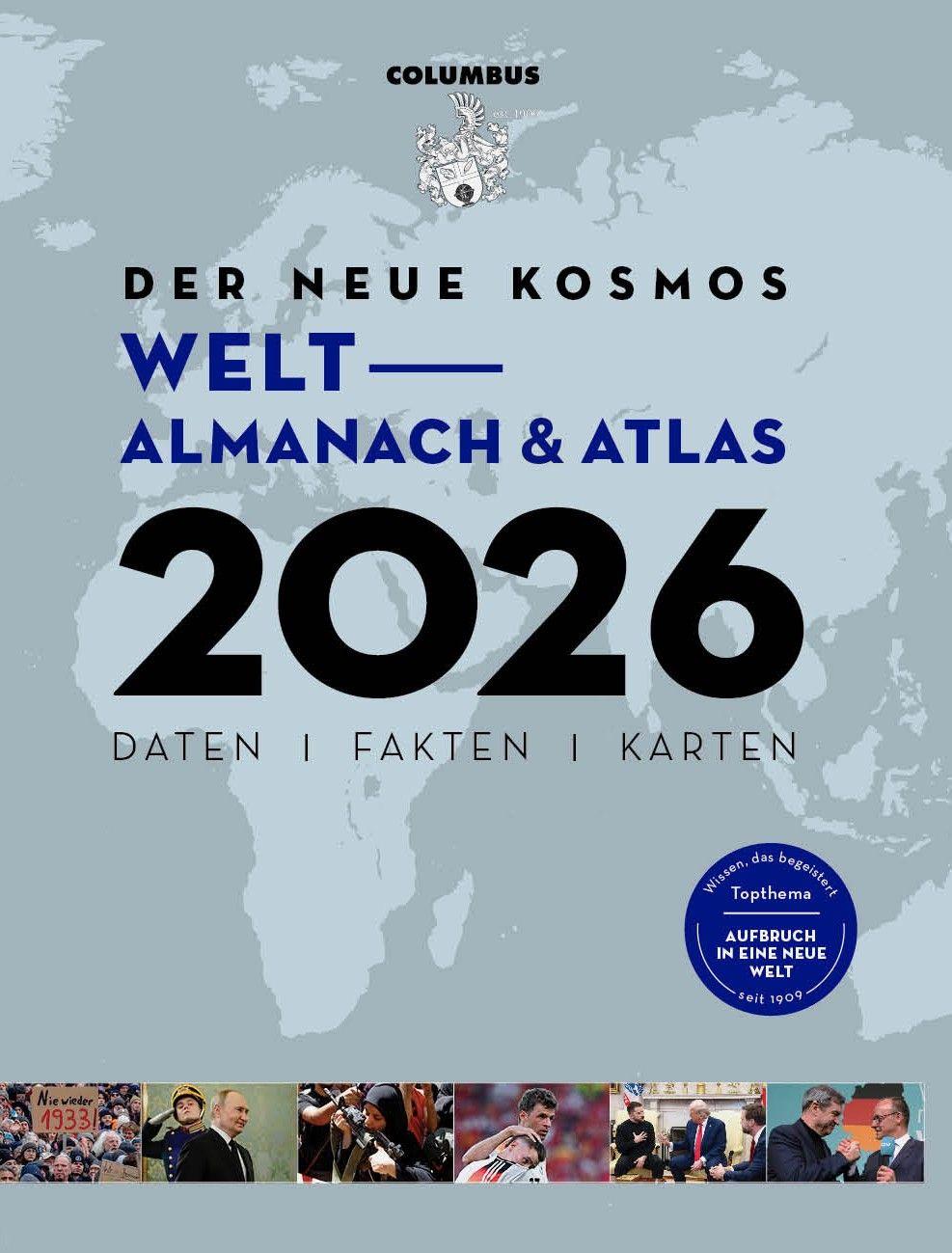 Vorderes Coverbild Der neue Kosmos Welt-Almanach & Atlas 2026