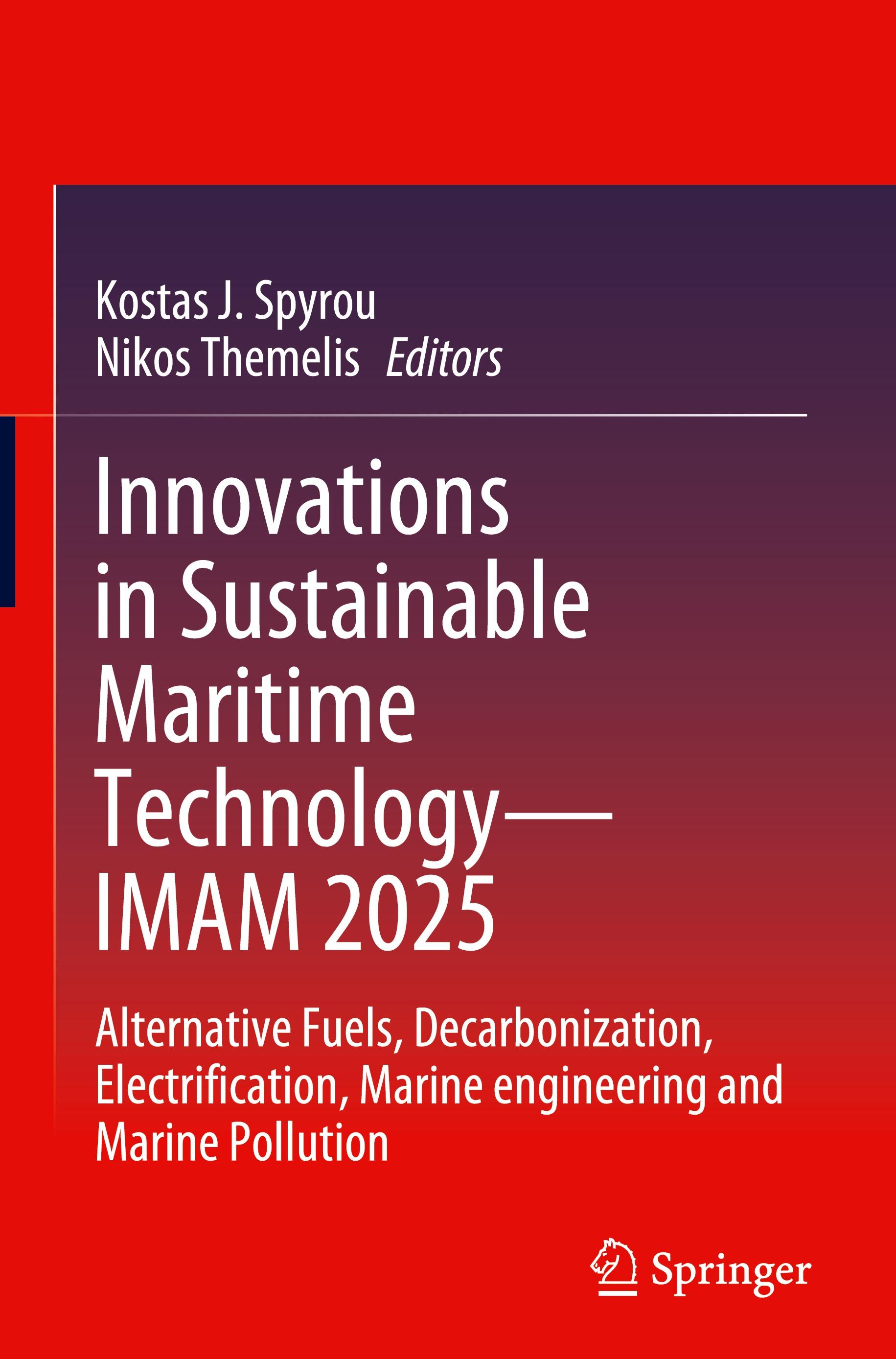 Vorderes Coverbild Innovations in Sustainable Maritime Technology-IMAM 2025