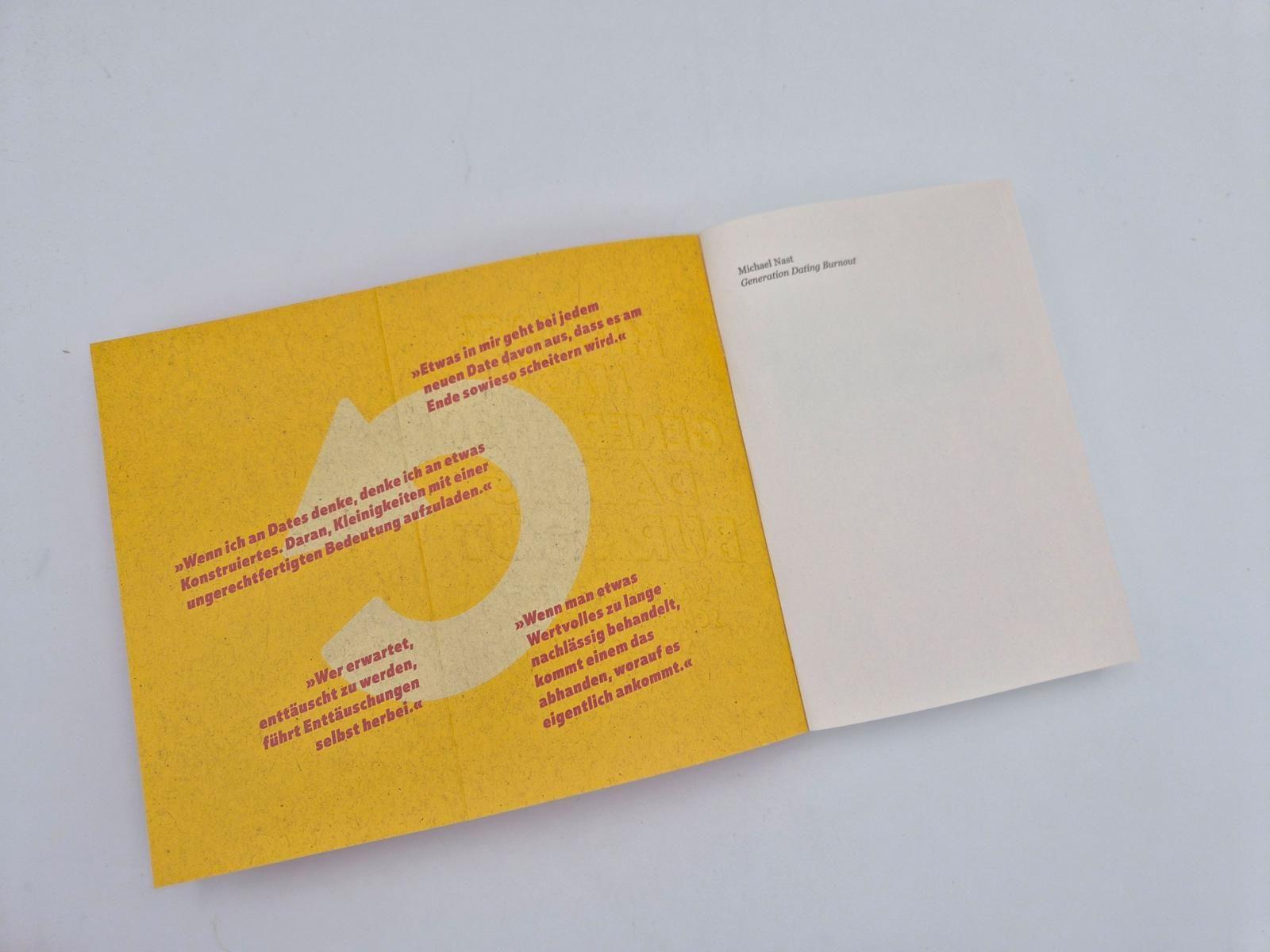 Beispielinhalt (Bild) Generation Dating Burnout