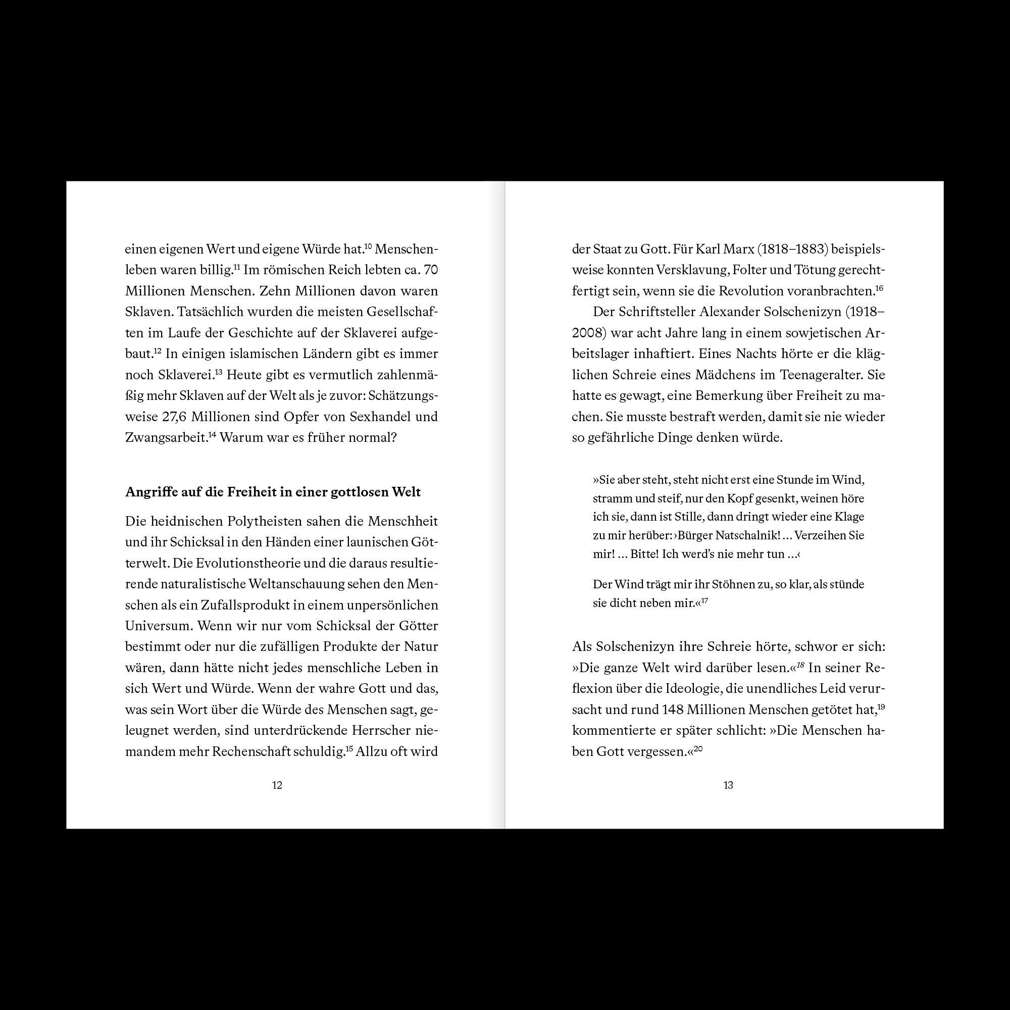 Beispielinhalt (Bild) Ist das Christentum schlecht für die Welt?