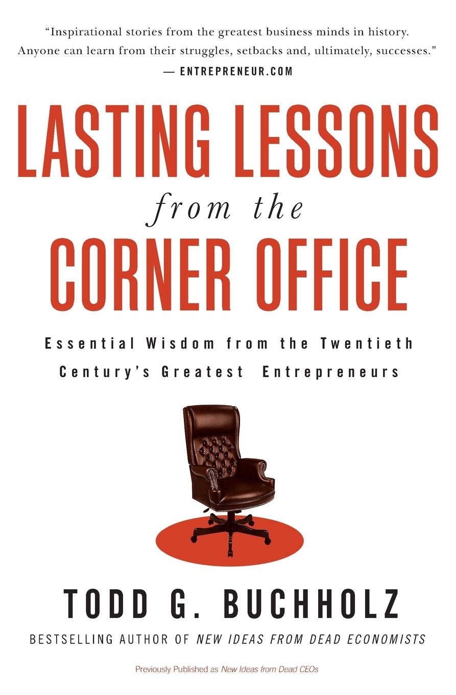 Vorderes Coverbild Lasting Lessons from the Corner Office