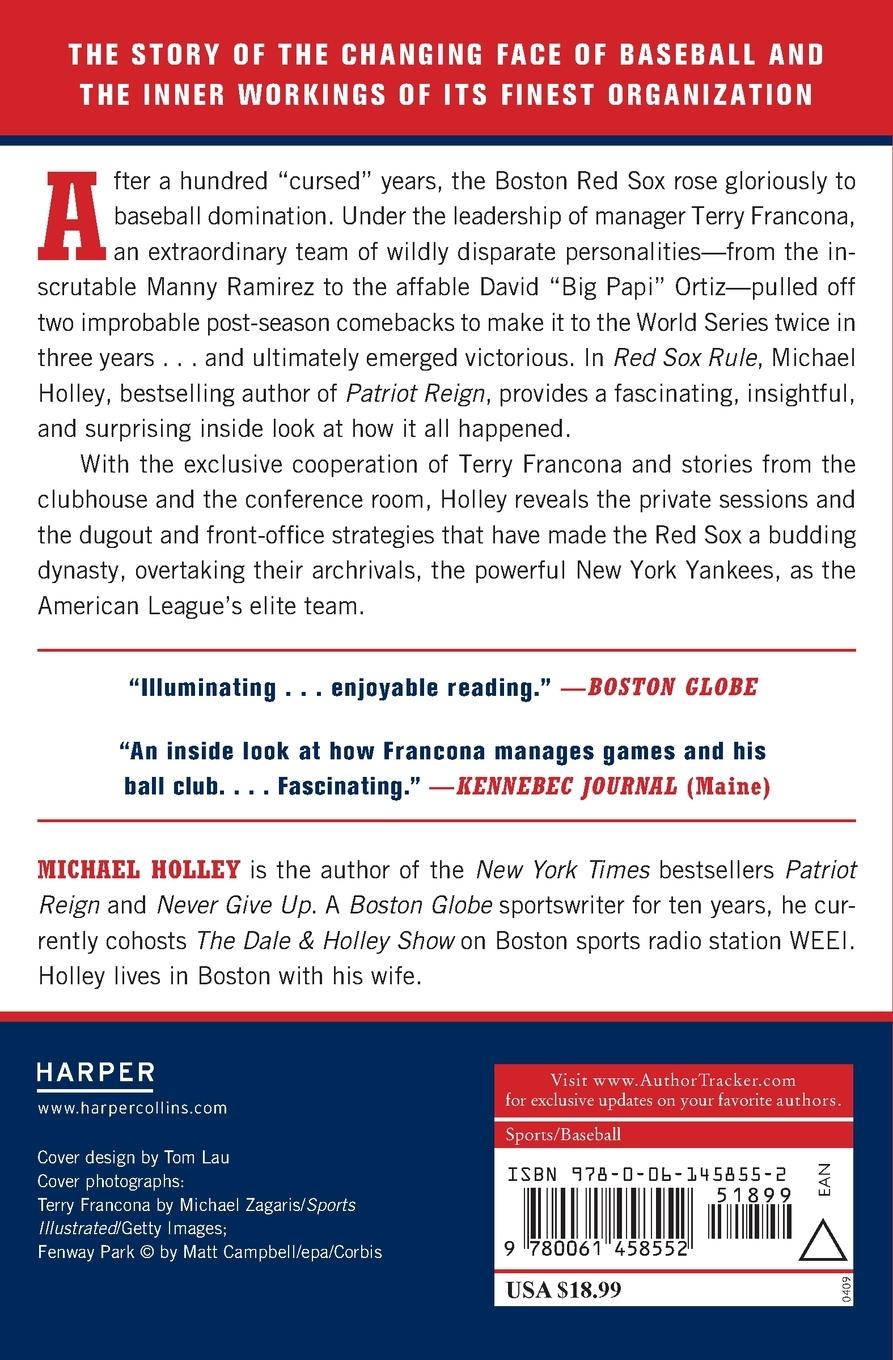 Rückseitencover Red Sox Rule