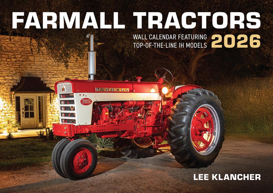 Vorderes Coverbild Farmall Tractors Calendar 2026