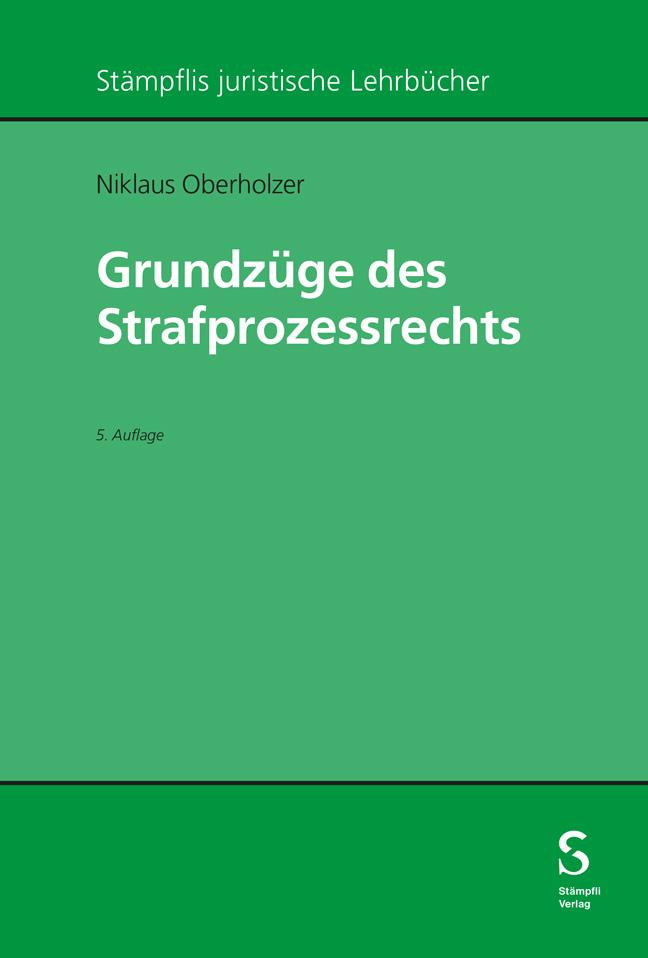 Vorderes Coverbild Grundzüge des Strafprozessrechts
