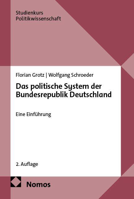 Vorderes Coverbild Das politische System der Bundesrepublik Deutschland