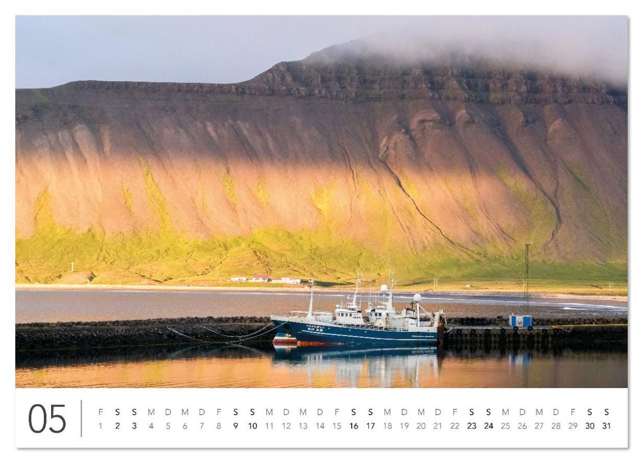 Beispielinhalt (Bild) Magisches Island (hochwertiger Premium Wandkalender 2026 DIN A2 quer), Kunstdruck in Hochglanz