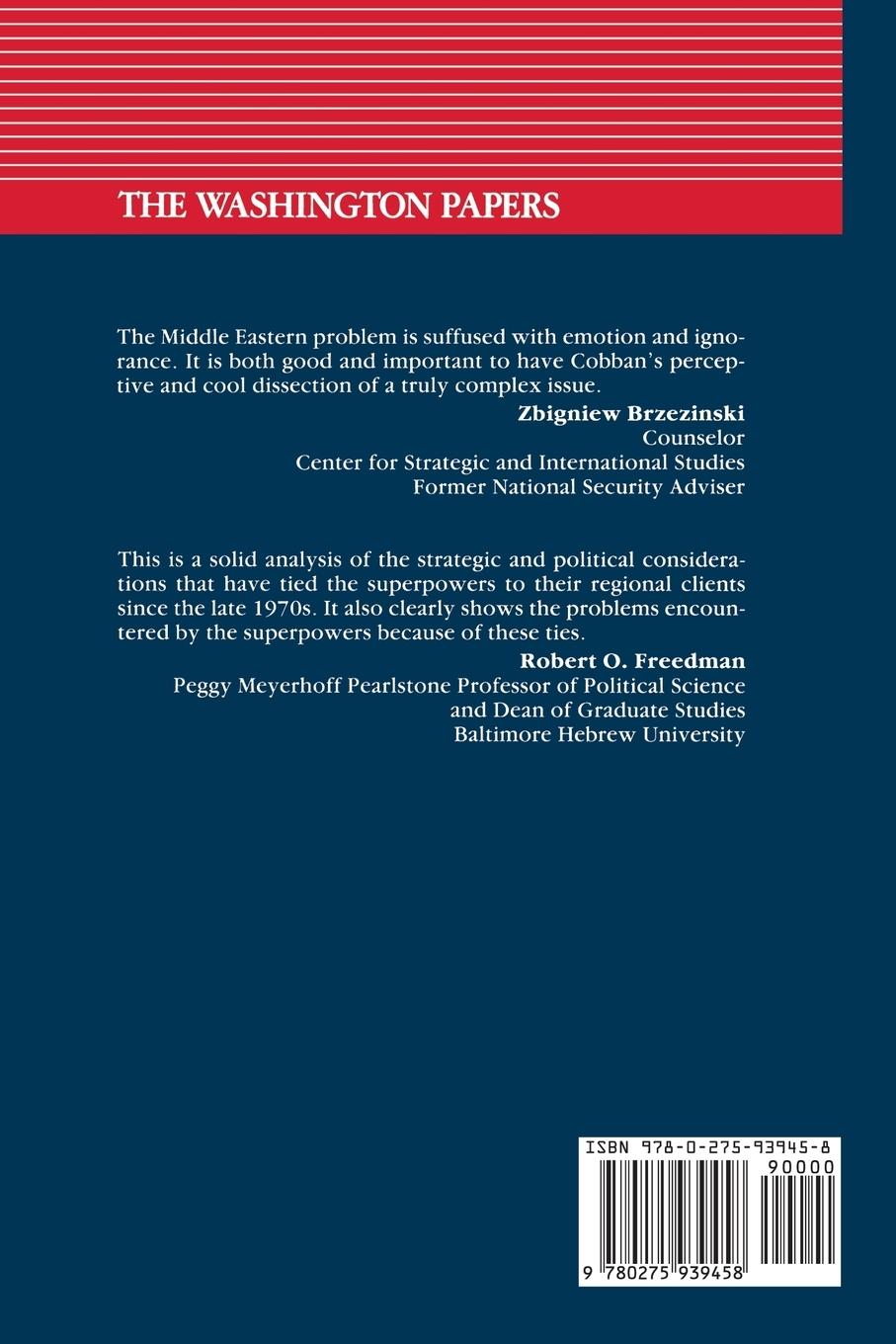 Rückseitencover The Superpowers and the Syrian-Israeli Conflict
