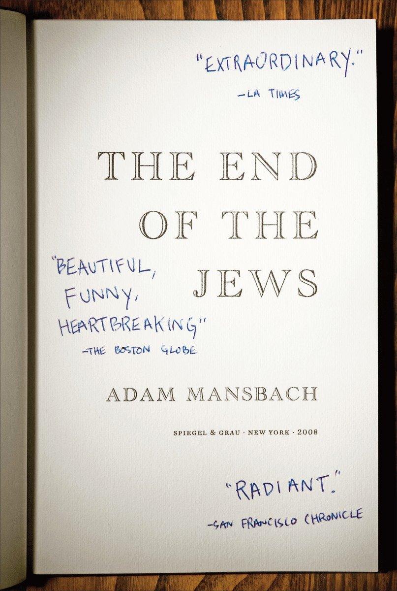 Vorderes Coverbild The End of the Jews
