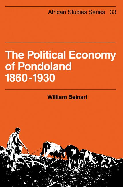 Vorderes Coverbild The Political Economy of Pondoland 1860 1930