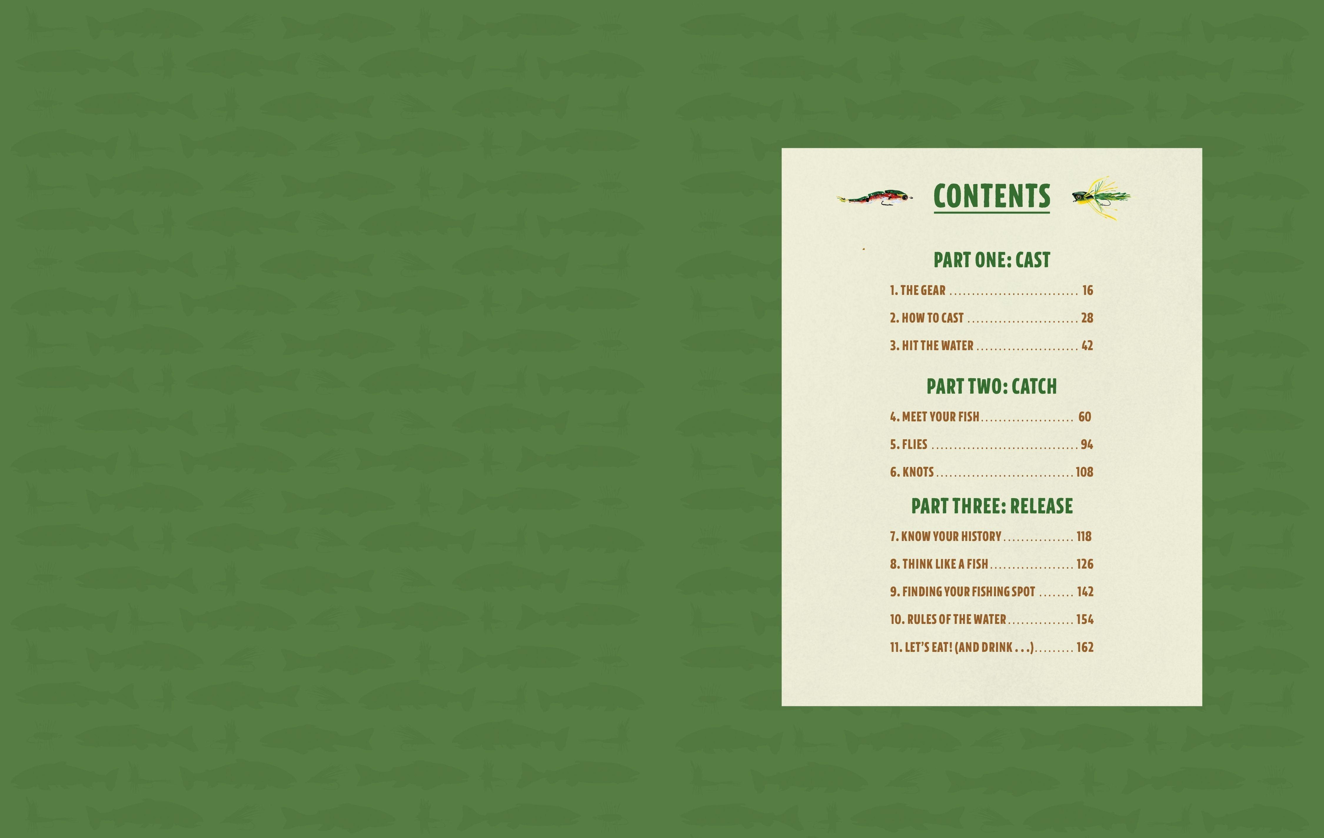 Beispielinhalt (Bild) The Fly Fishing Book