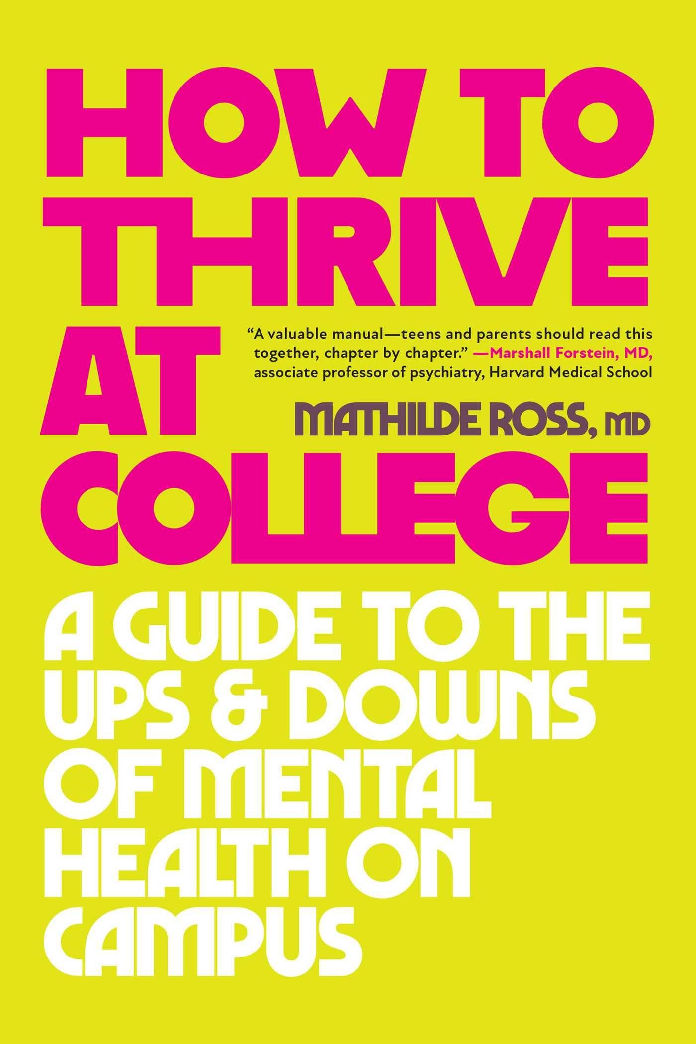 Vorderes Coverbild How to Thrive at College