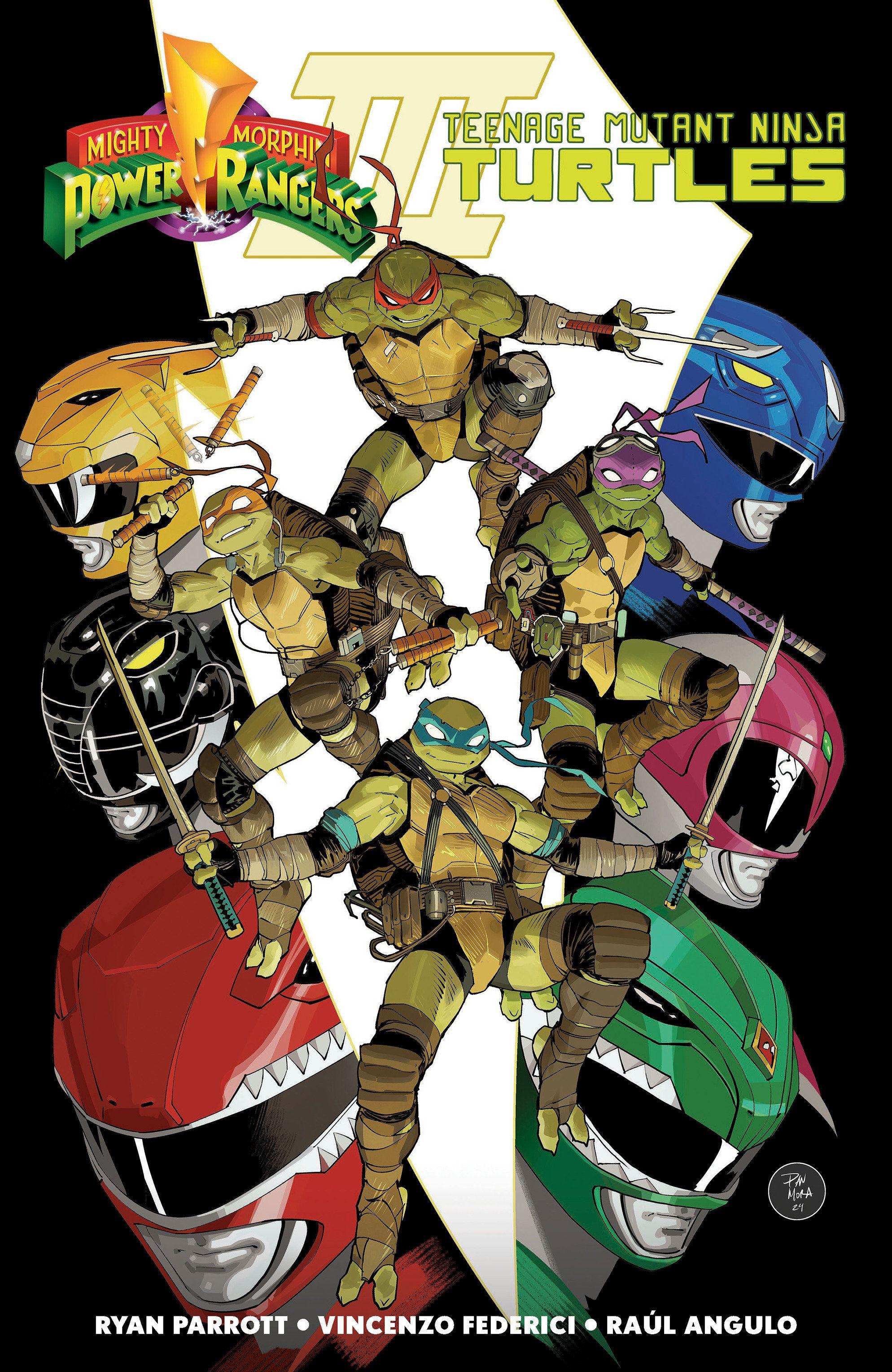 Vorderes Coverbild Mighty Morphin Power Rangers/Teenage Mutant Ninja Turtles III