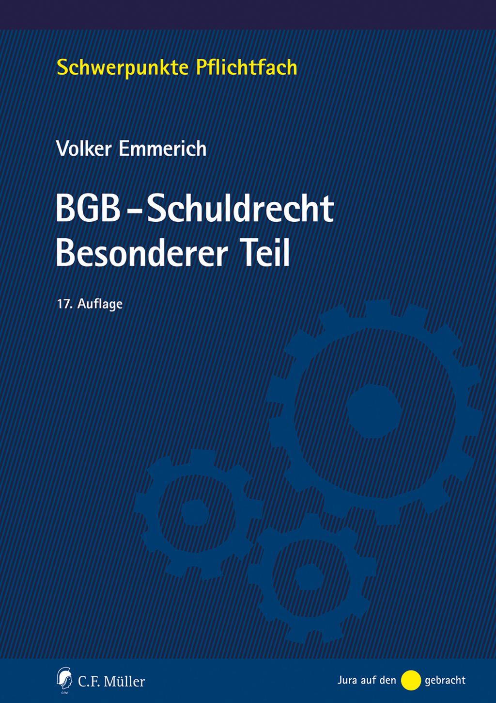 Vorderes Coverbild BGB-Schuldrecht Besonderer Teil