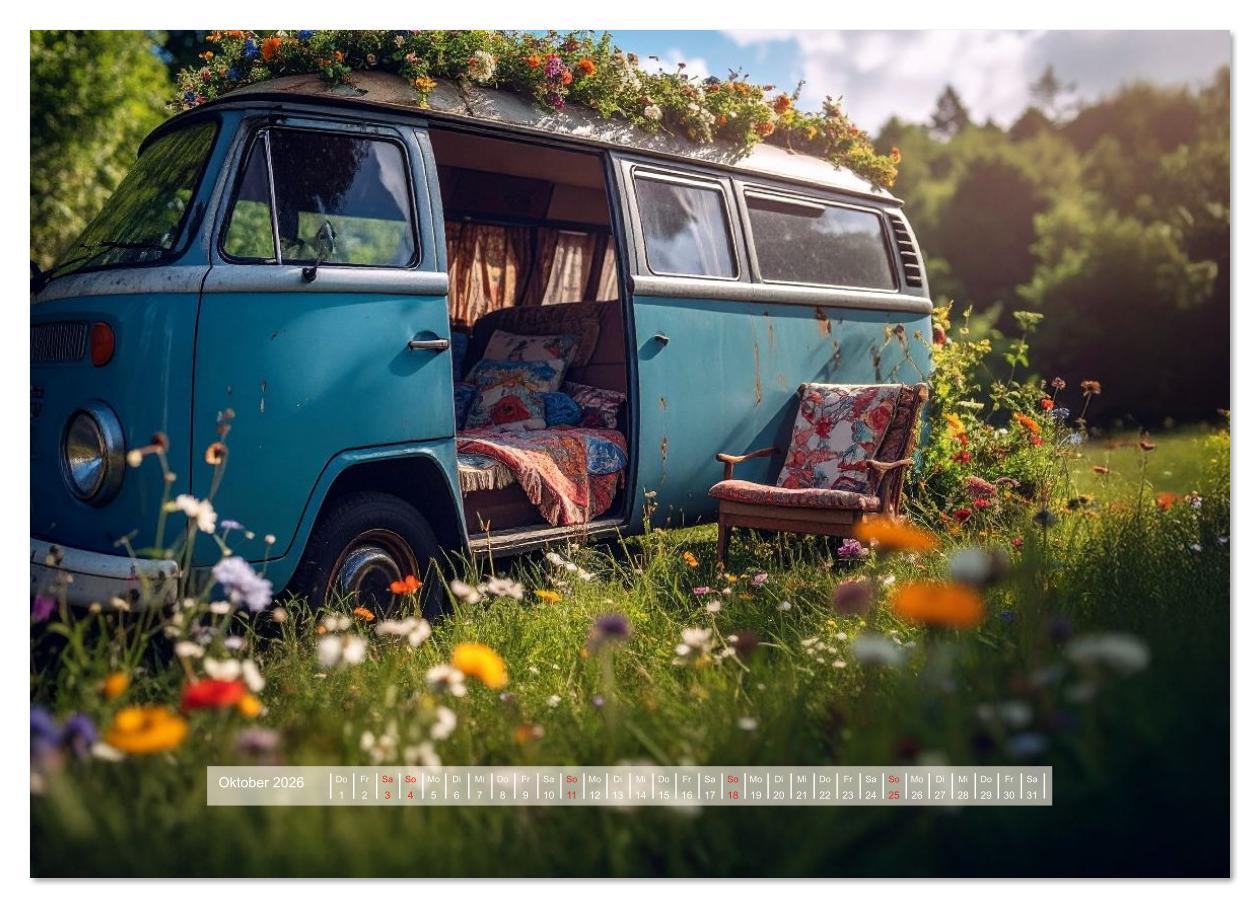 Beispielinhalt (Bild) Der morbide Charme (hochwertiger Premium Wandkalender 2026 DIN A2 quer), Kunstdruck in Hochglanz