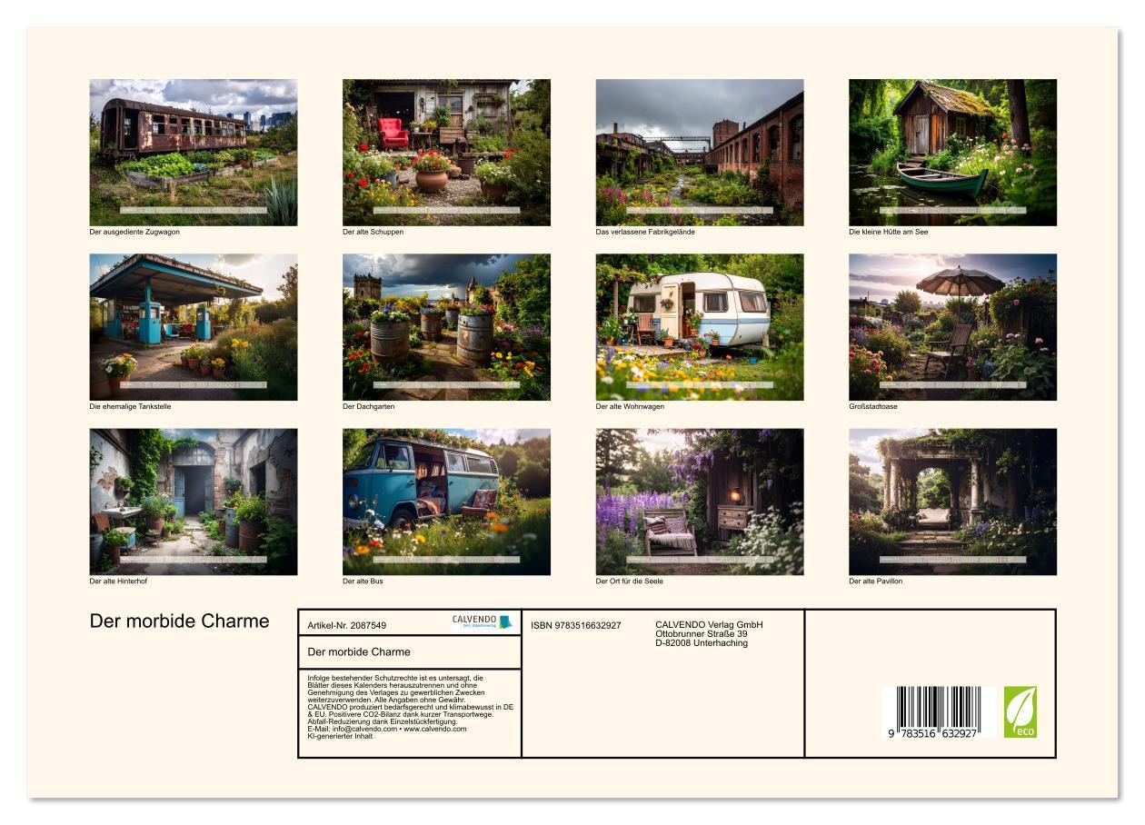 Beispielinhalt (Bild) Der morbide Charme (hochwertiger Premium Wandkalender 2026 DIN A2 quer), Kunstdruck in Hochglanz