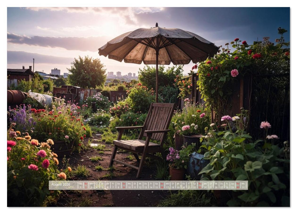 Beispielinhalt (Bild) Der morbide Charme (hochwertiger Premium Wandkalender 2026 DIN A2 quer), Kunstdruck in Hochglanz