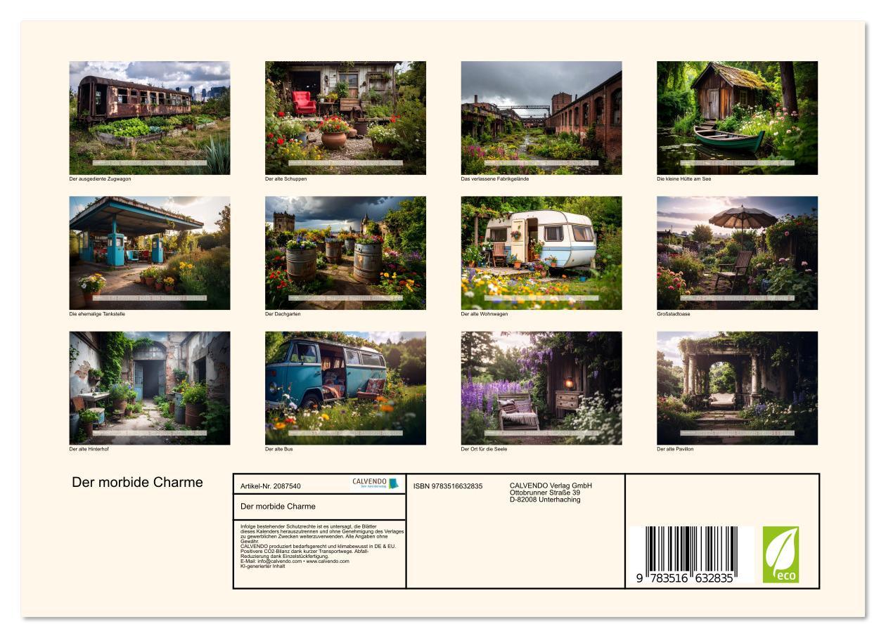 Beispielinhalt (Bild) Der morbide Charme (Wandkalender 2026 DIN A4 quer), CALVENDO Monatskalender