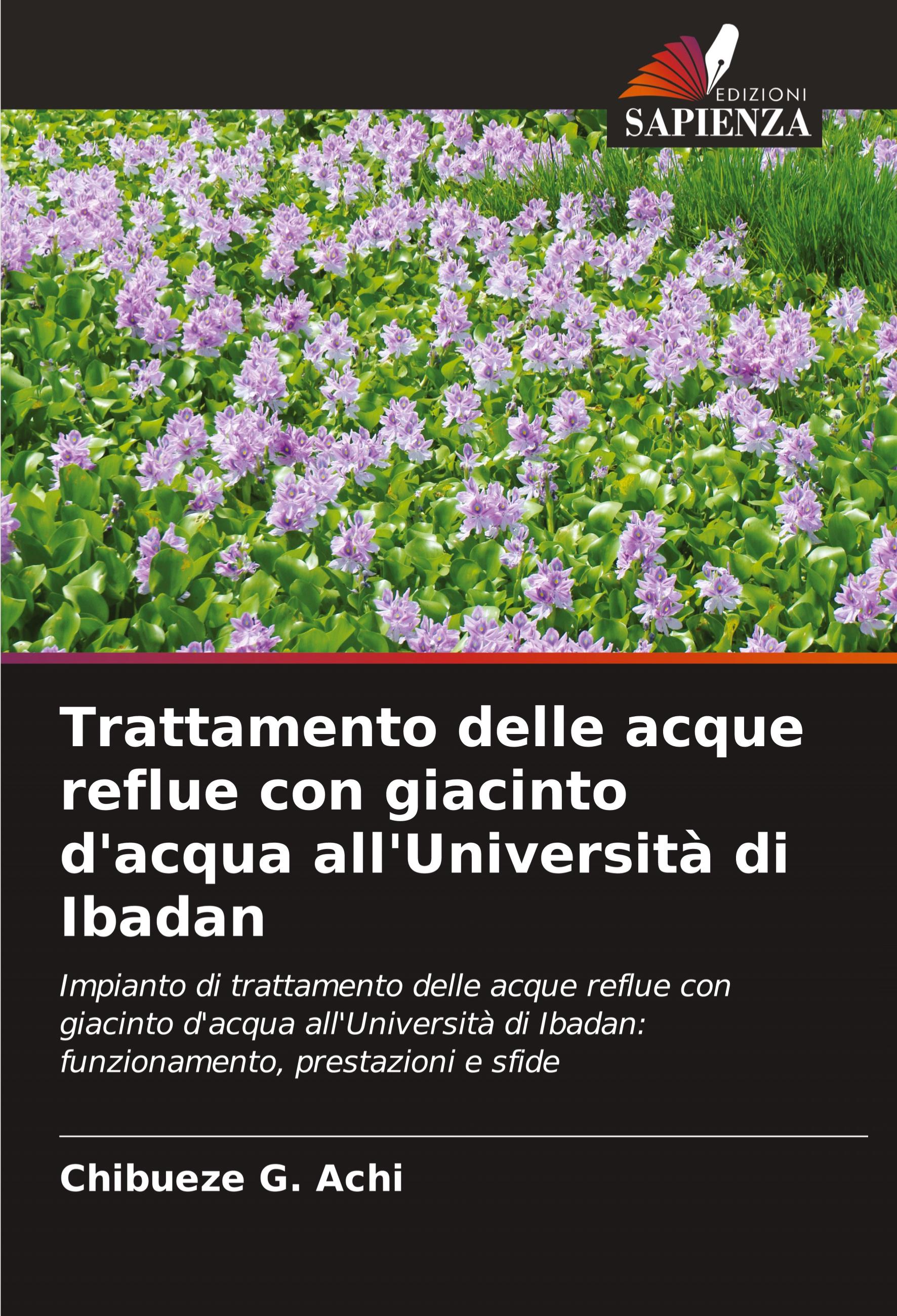 Vorderes Coverbild Trattamento delle acque reflue con giacinto d'acqua all'Università di Ibadan