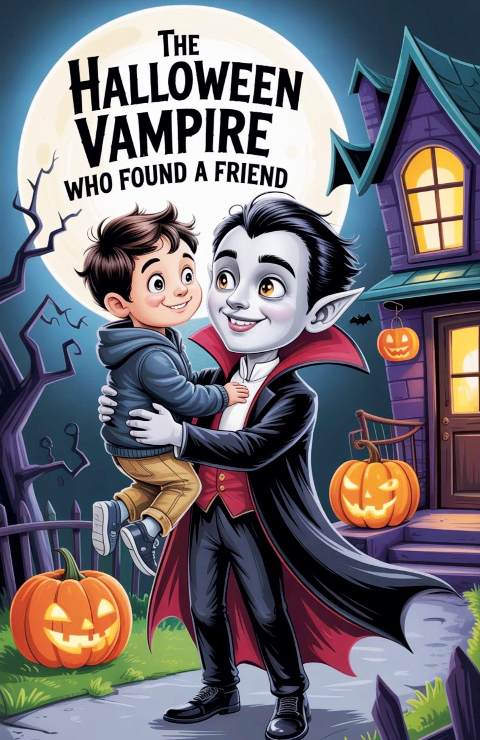 Vorderes Coverbild The Halloween Vampire Who Found a Friend