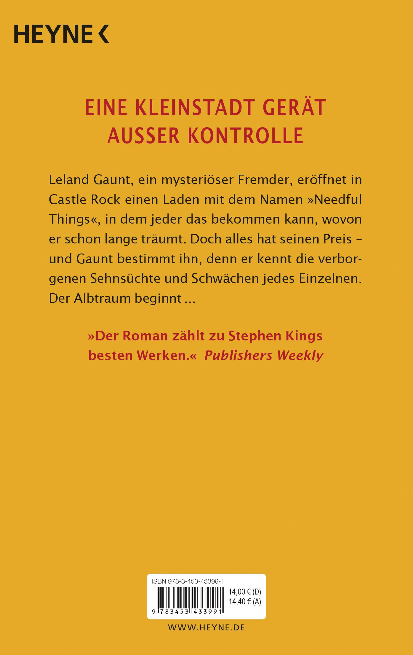 Beispielinhalt (Bild) In einer kleinen Stadt (Needful Things)