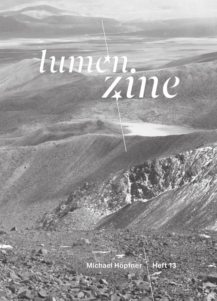 Vorderes Coverbild Lumen Zine Heft 13: Michael Höpfner