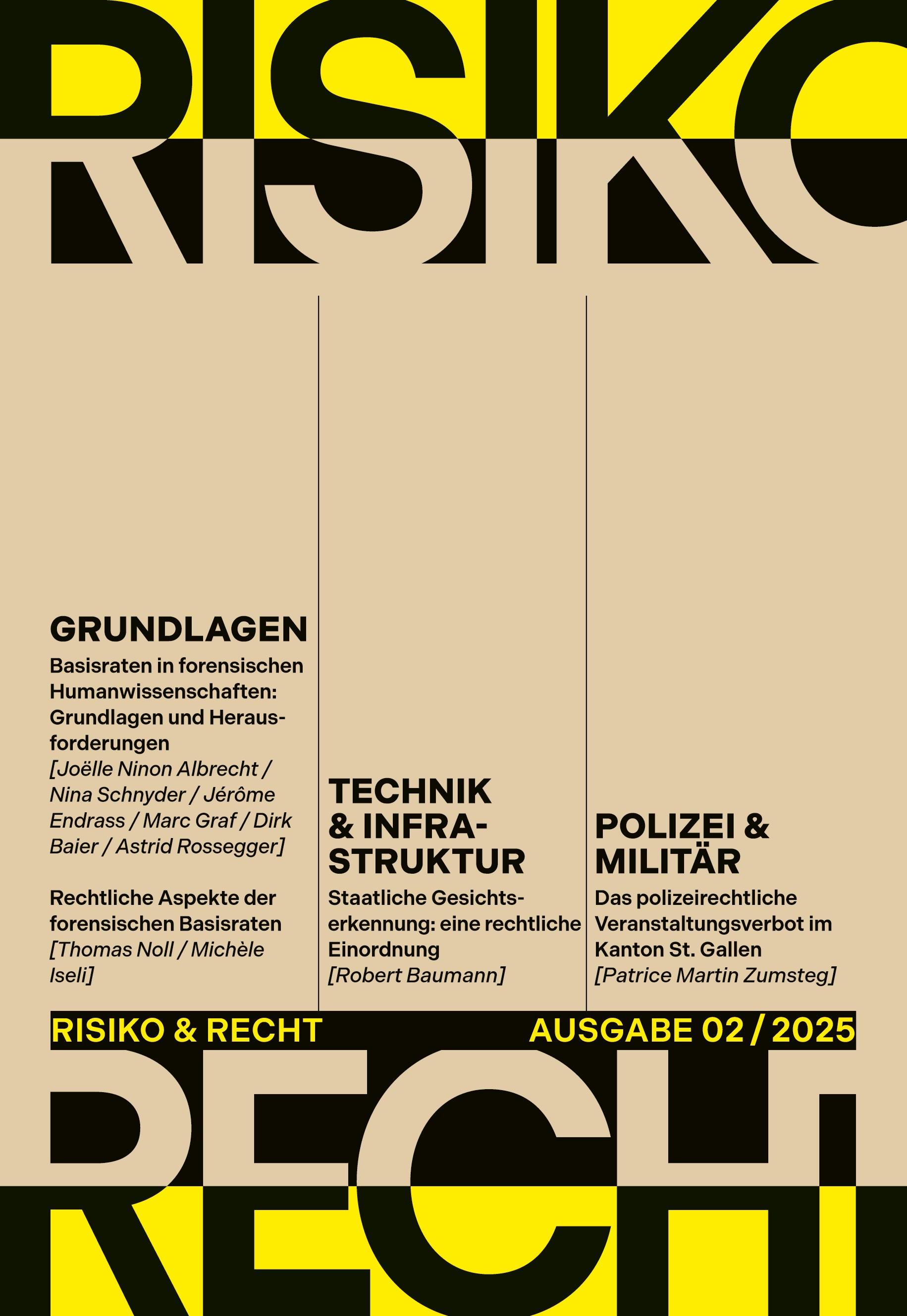 Vorderes Coverbild Risiko & Recht 02/2025