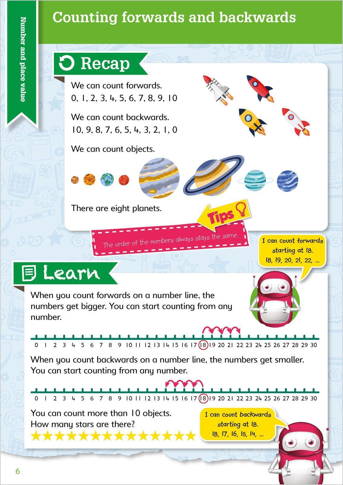 Beispielinhalt (Bild) Maths Made Simple Ages 5-6