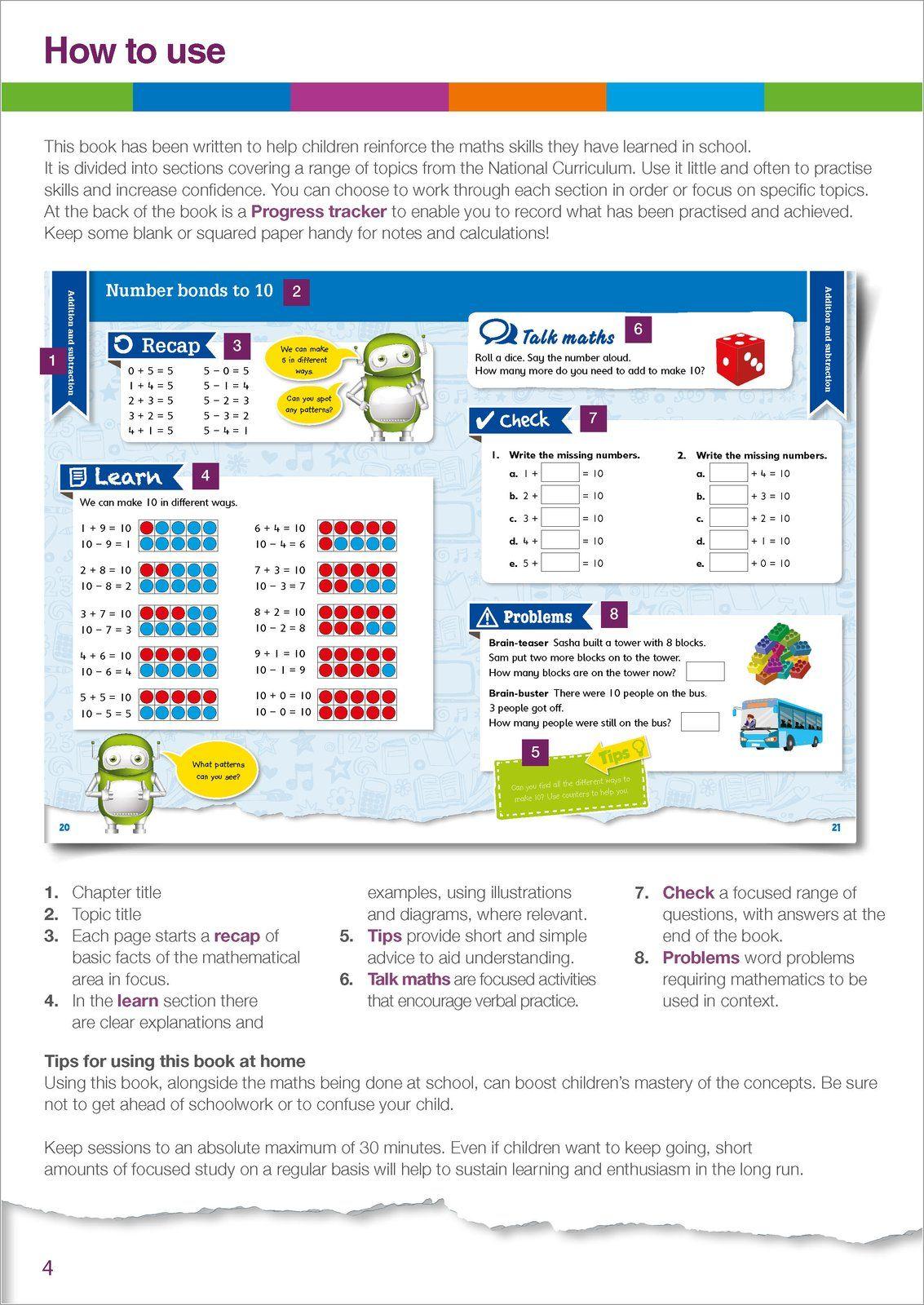 Beispielinhalt (Bild) Maths Made Simple Ages 5-6