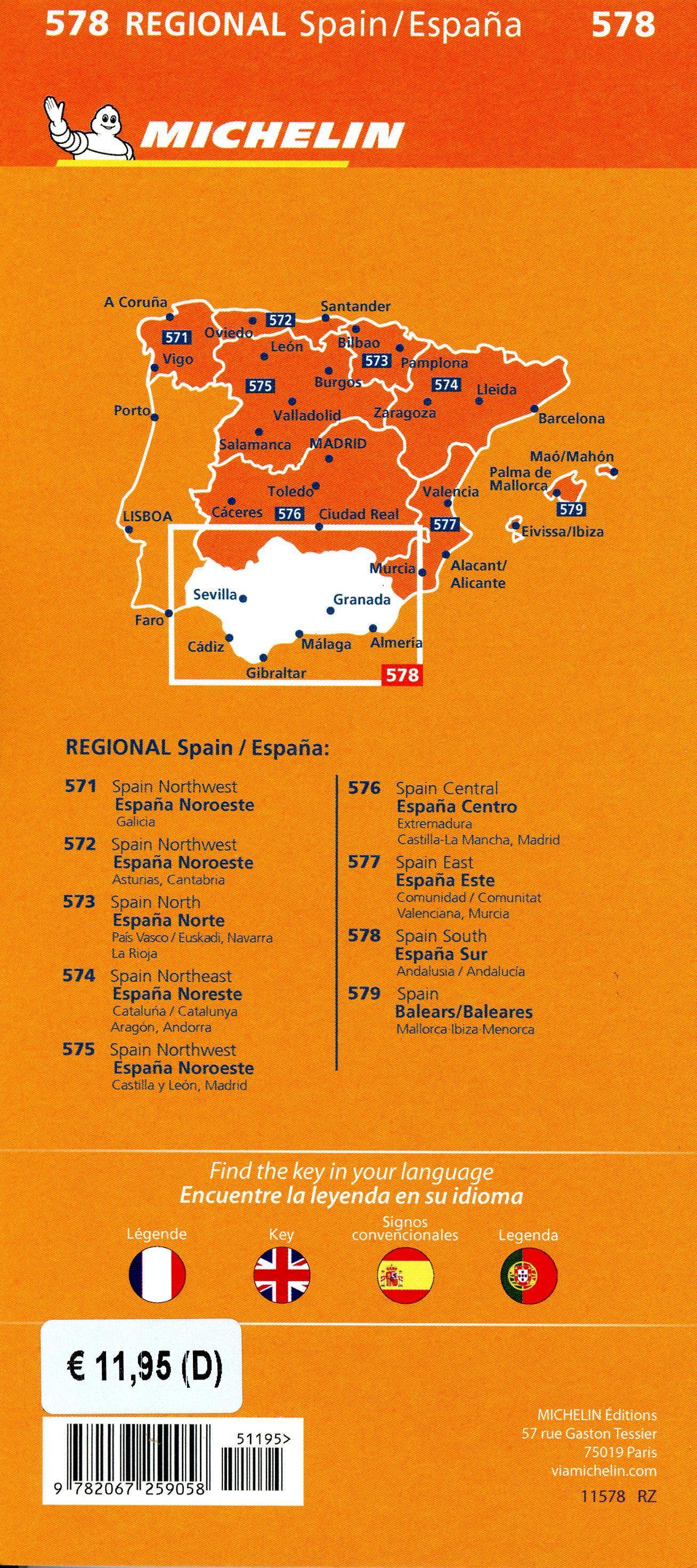 Beispielinhalt (Bild) Michelin Andalusien