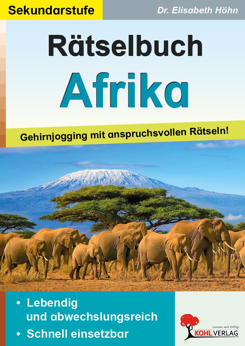 Vorderes Coverbild Rätselbuch Afrika